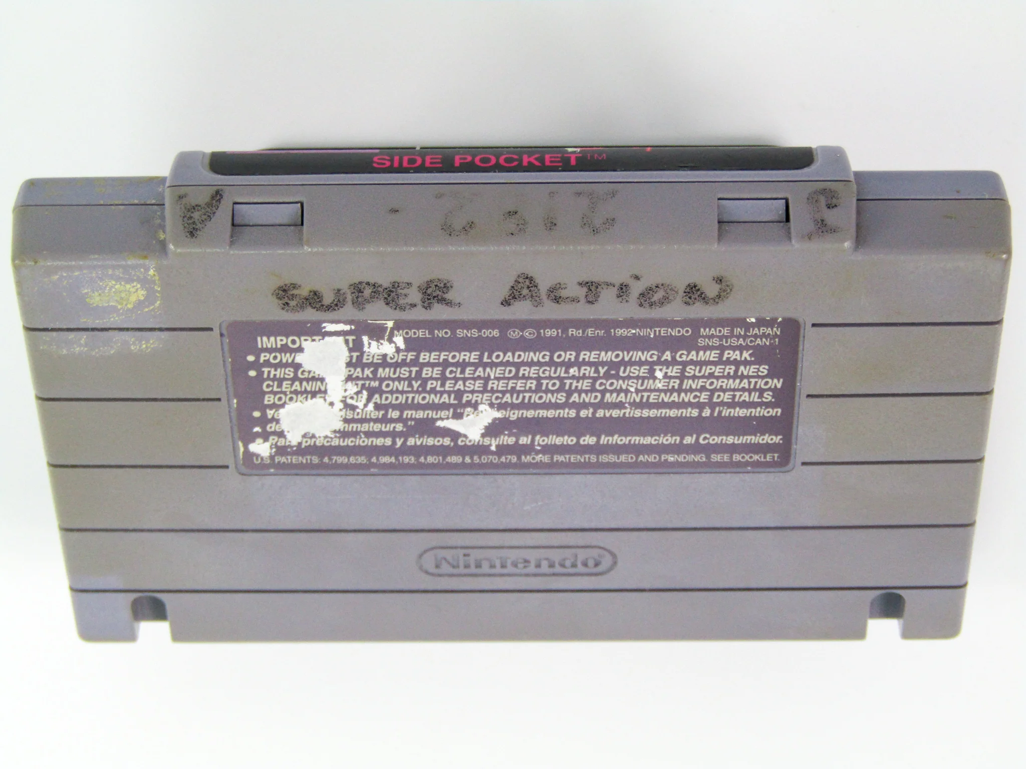 Side Pocket (Super Nintendo / SNES) - Image 6
