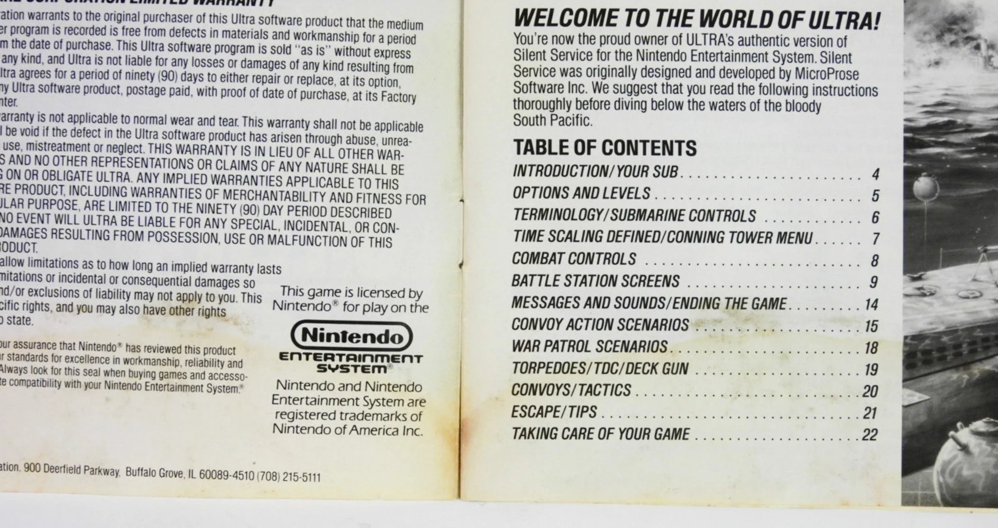 Silent Service [Manual] (Nintendo / NES) - Image 6