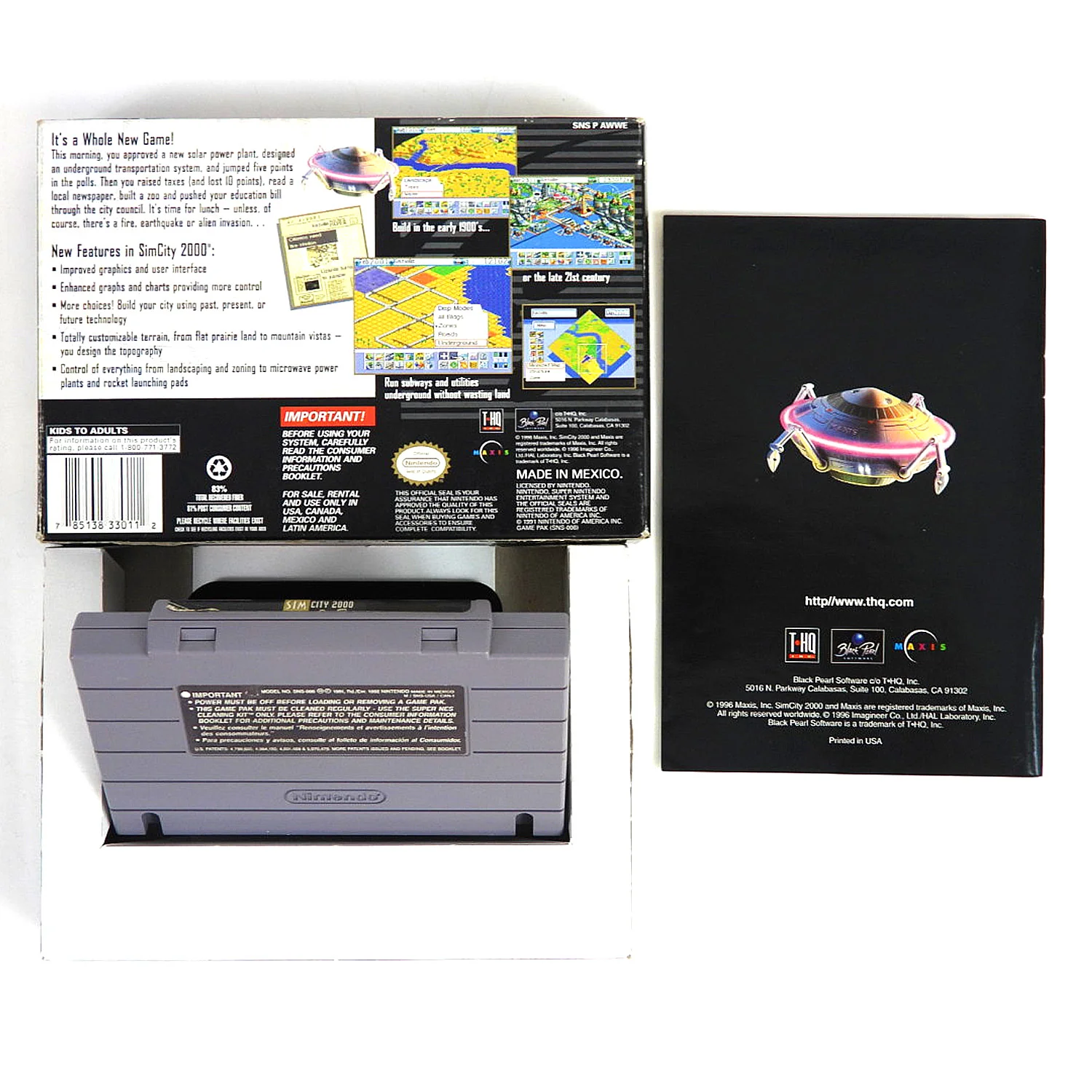 SimCity 2000 (Super Nintendo / SNES) - Image 2