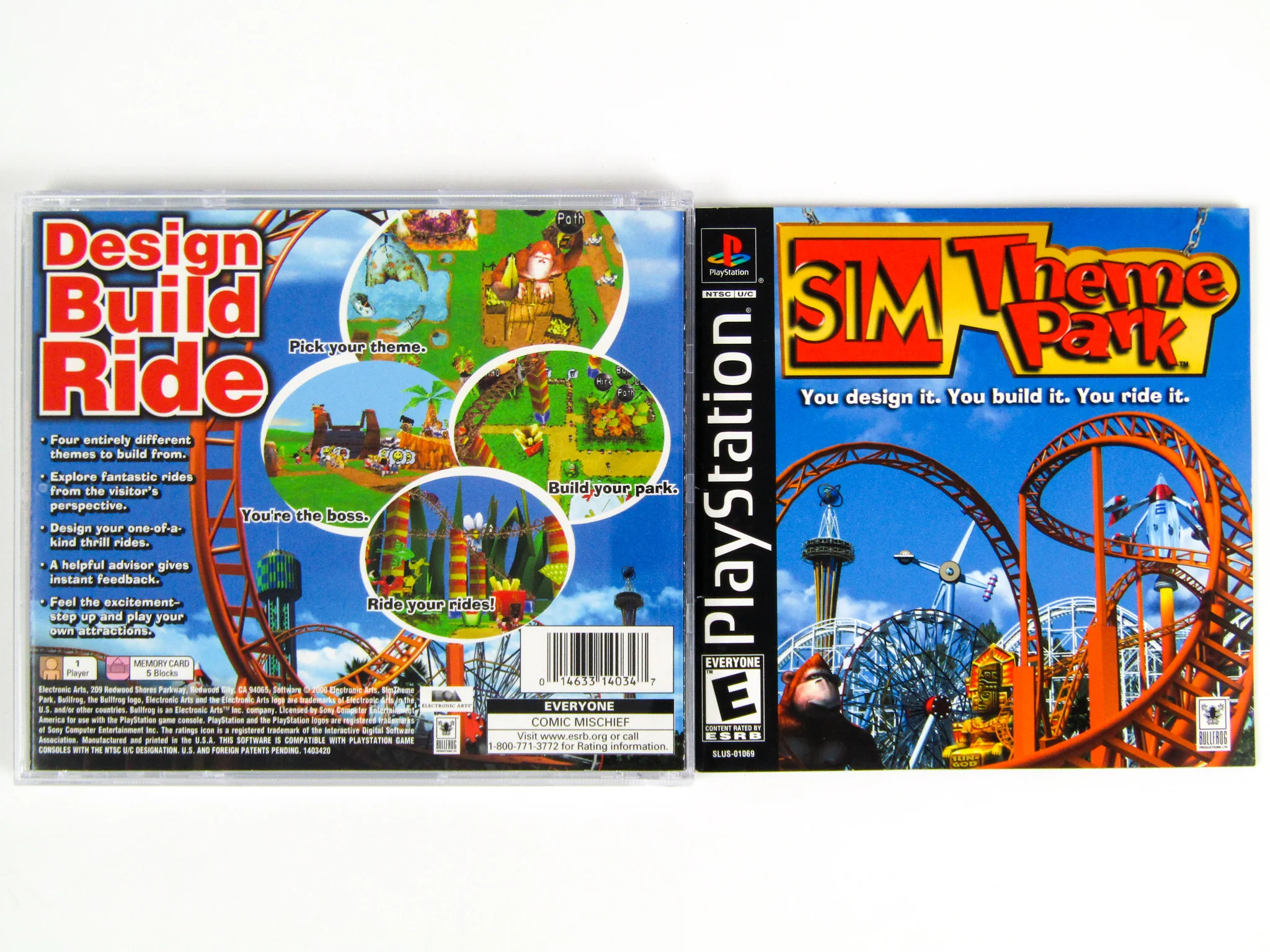 Sim Theme Park (PlayStation / PS1) - Image 2
