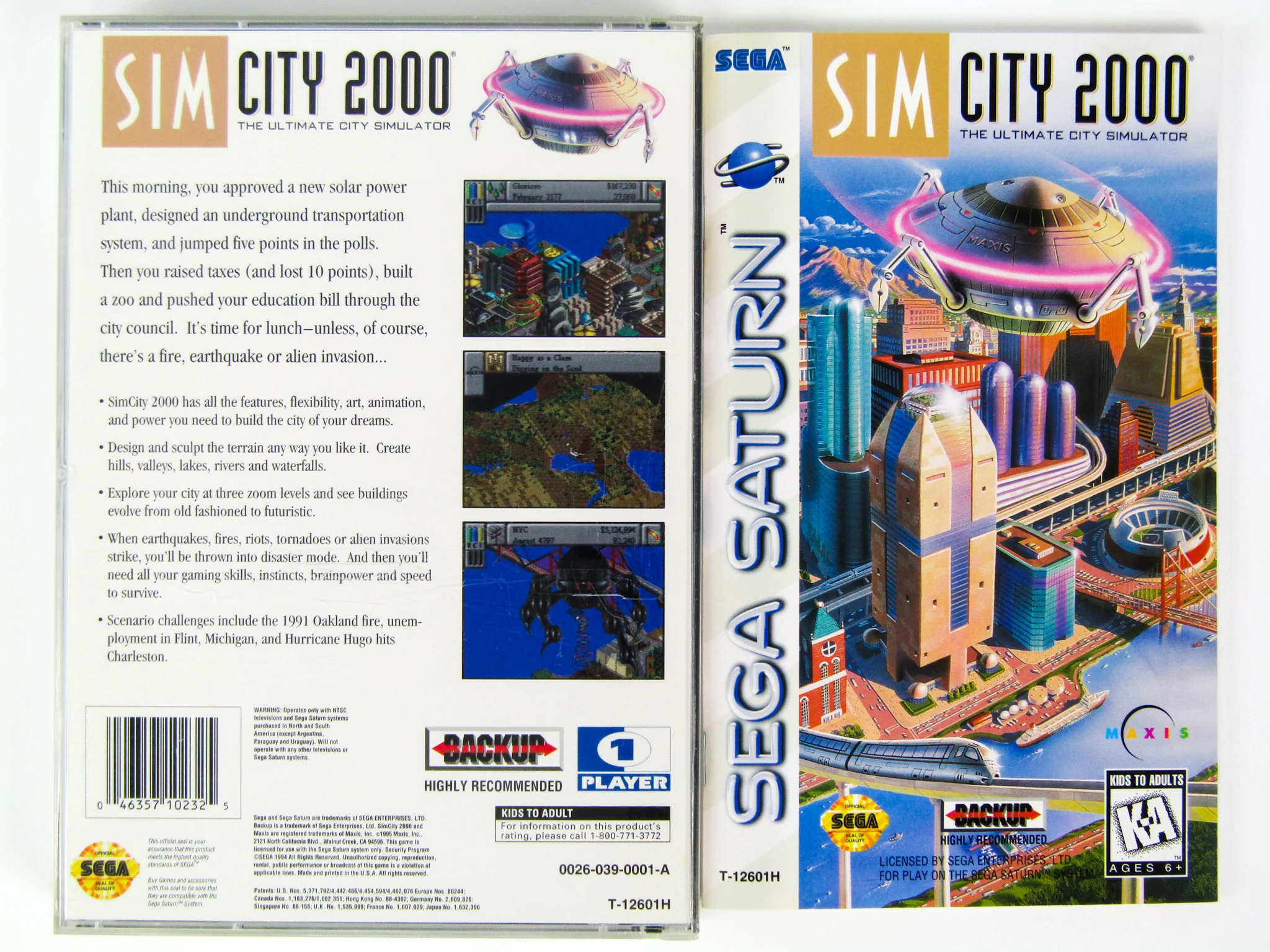 SimCity 2000 (Sega Saturn) - Image 2