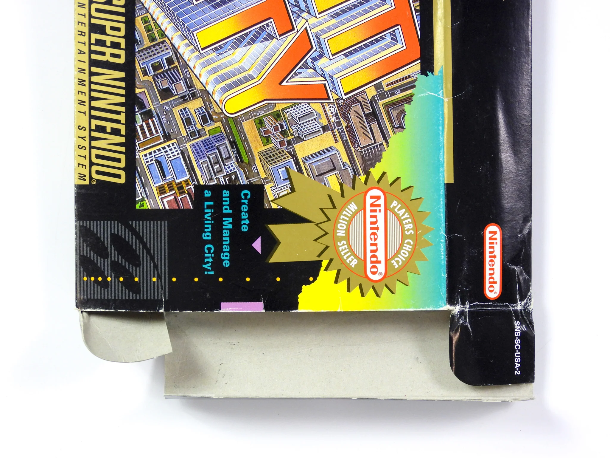 SimCity [Player's Choice] [Box] (Super Nintendo / SNES) - Image 4