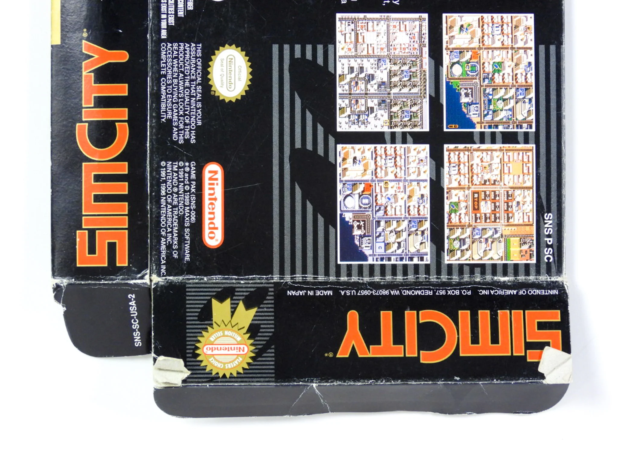 SimCity [Player's Choice] [Box] (Super Nintendo / SNES) - Image 5