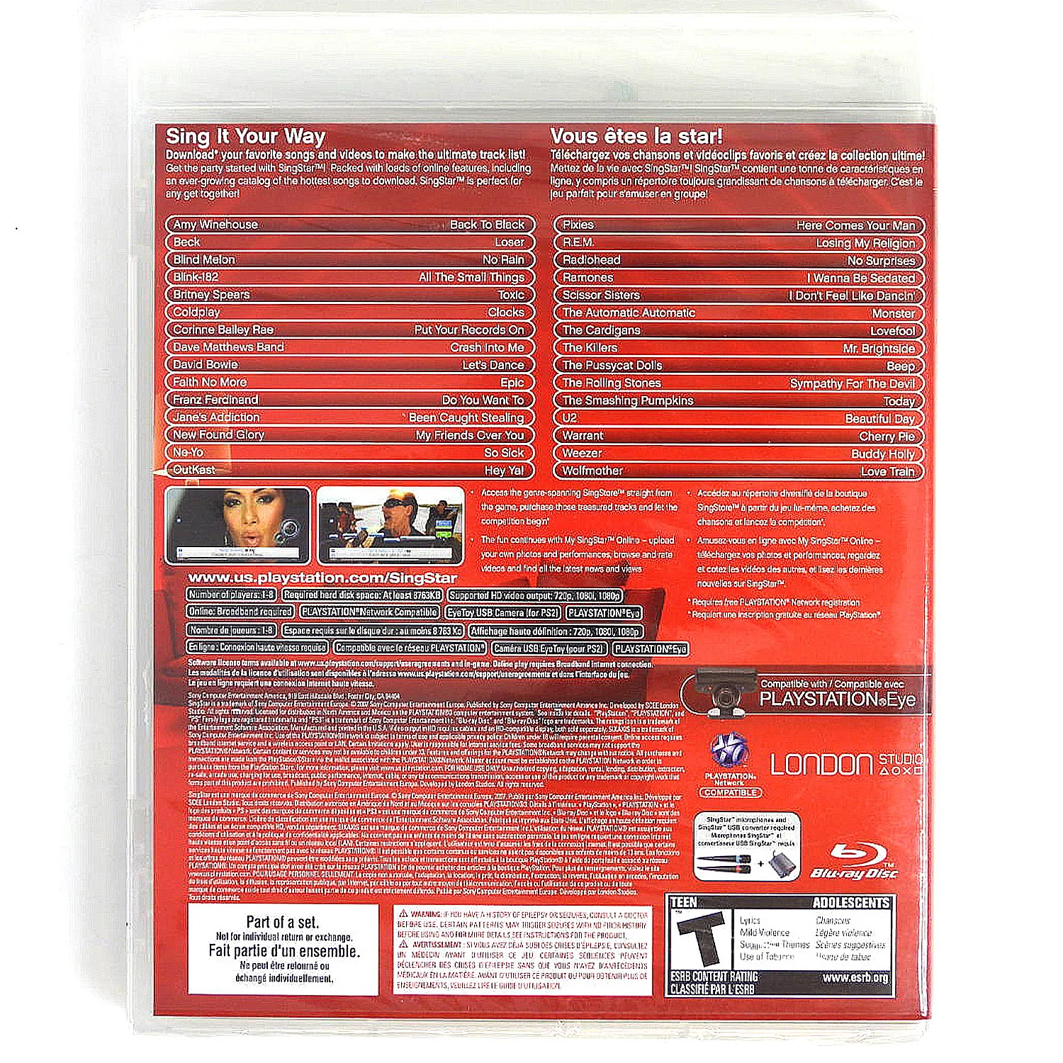 SingStar [Game Only] (PlayStation 3 / PS3) - Image 2