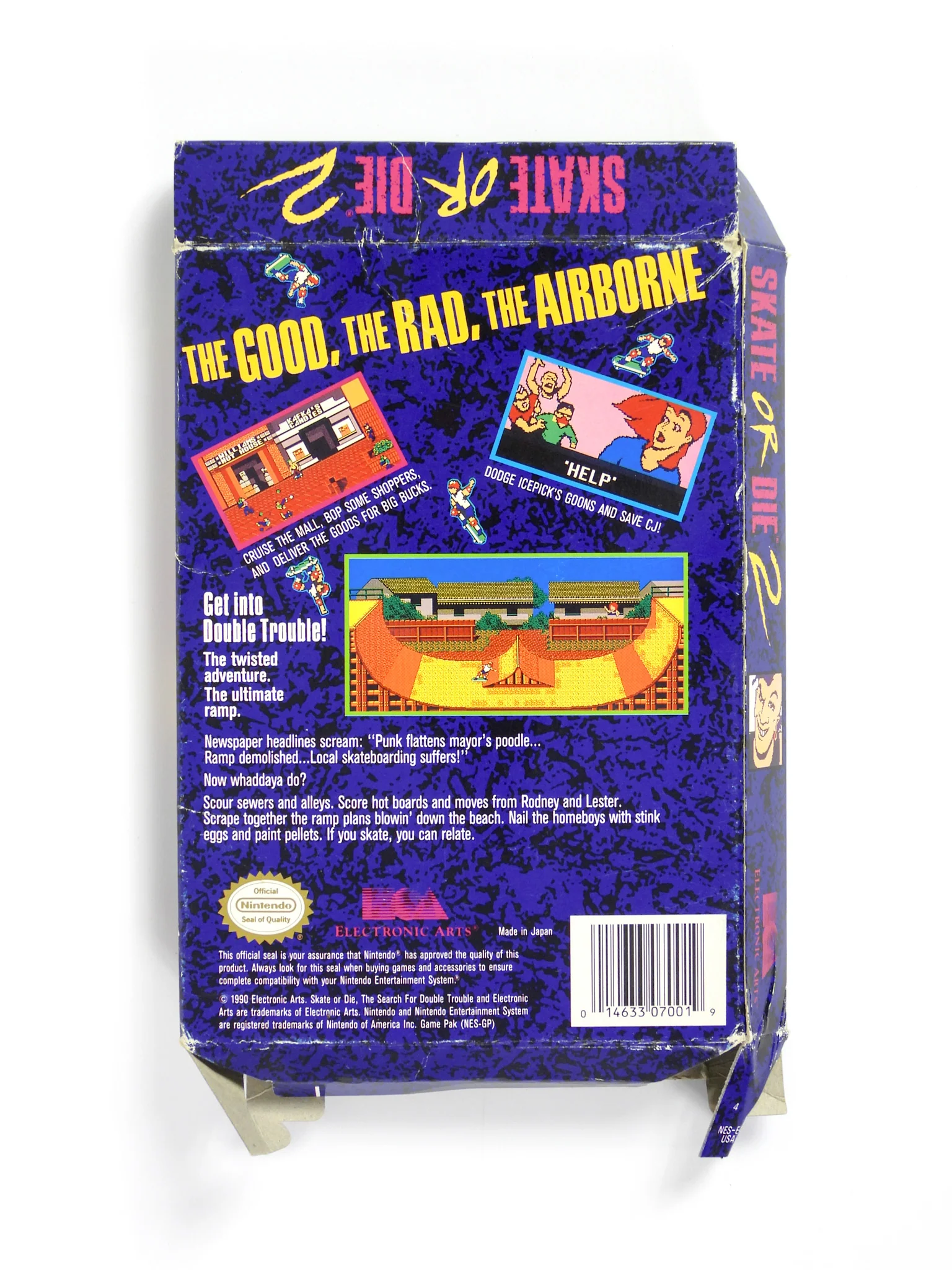 Skate or Die 2 [Box] (Nintendo / NES) - Image 2