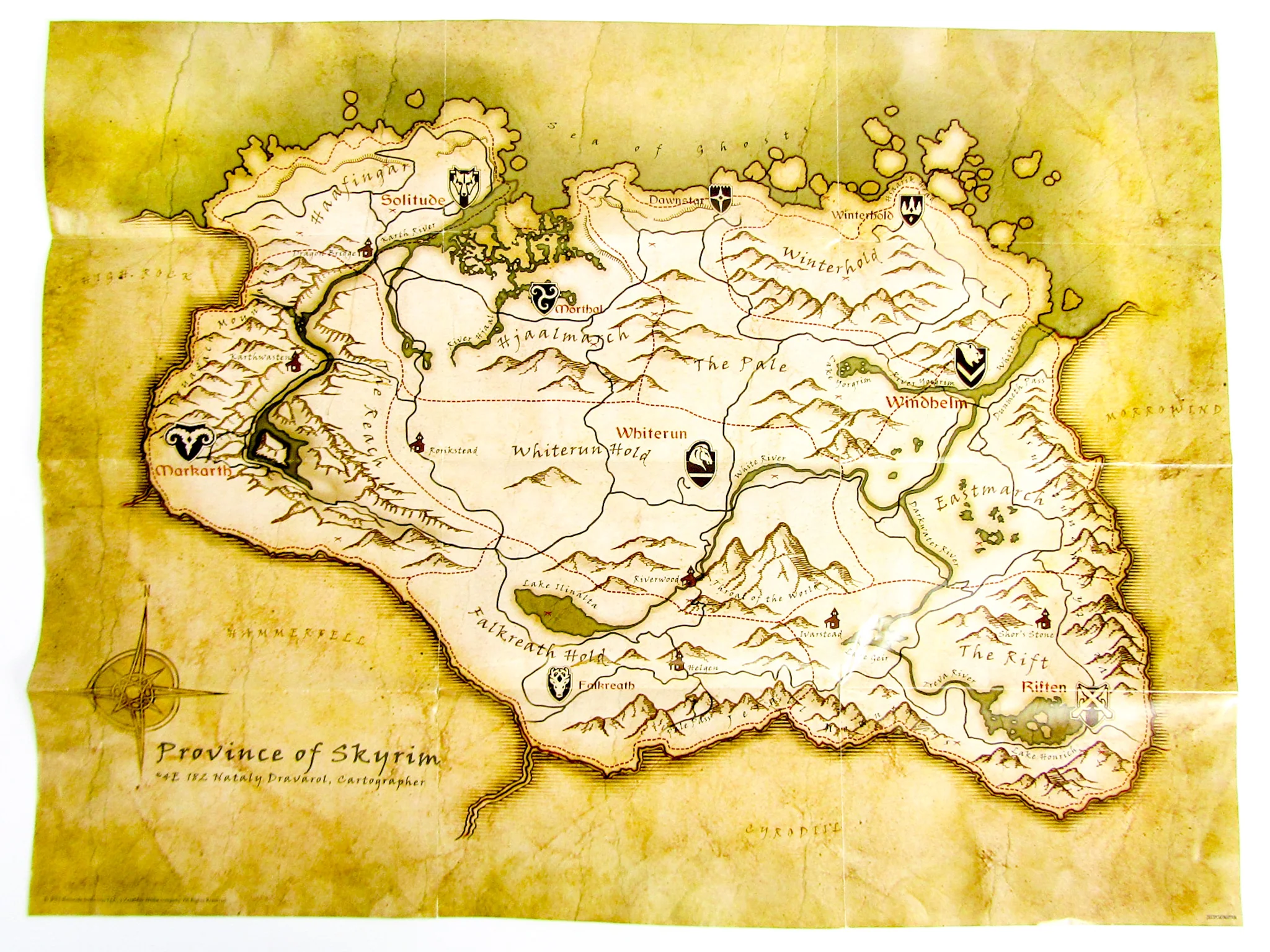 Skyrim: Elder Scrolls Province Of Skyrim [Map] - Image 2
