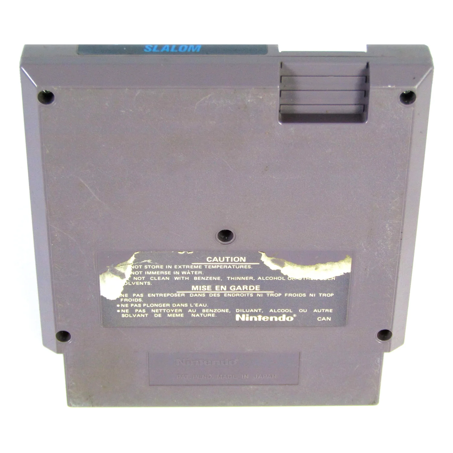 Slalom [5 Screw] [CAN Version] (Nintendo / NES) - Image 2