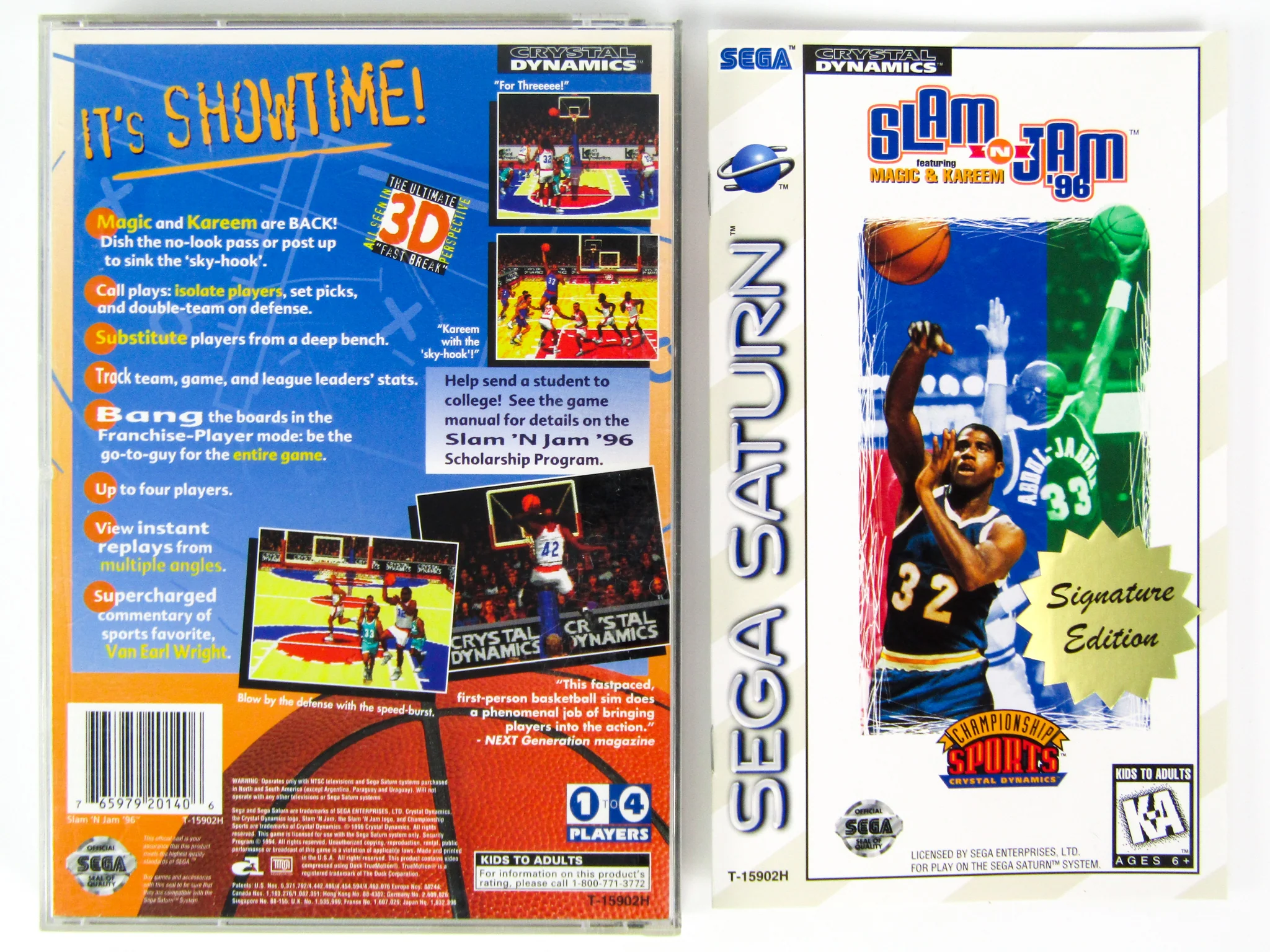 Slam N Jam 96 (Sega Saturn) - Image 2