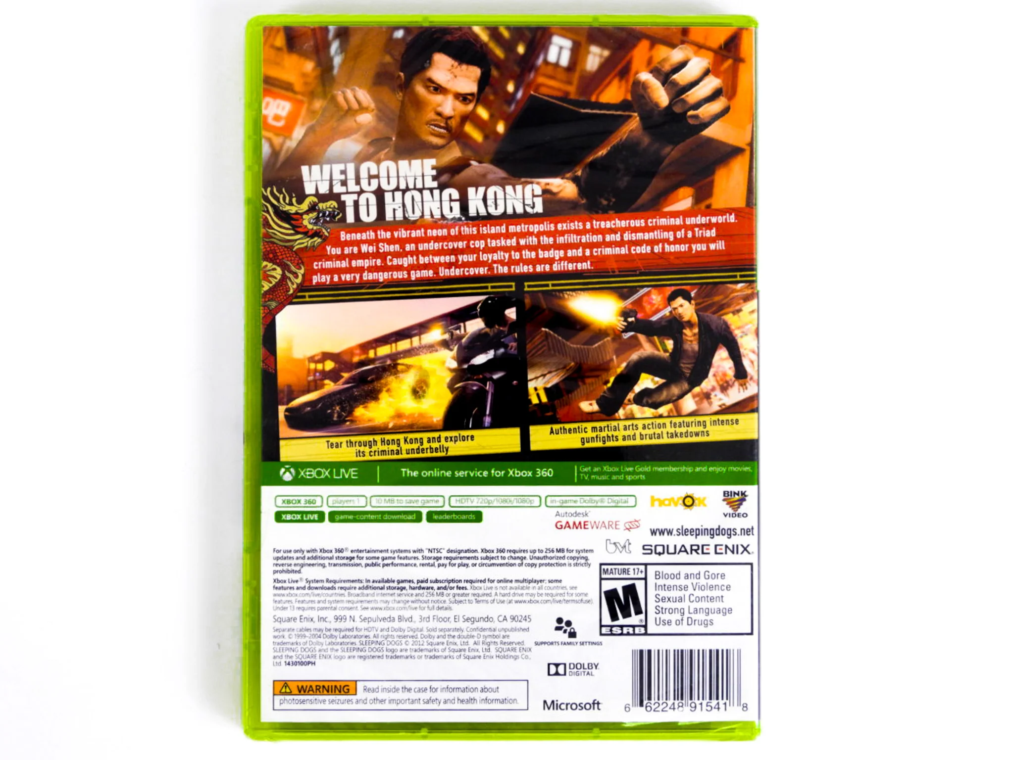 Sleeping Dogs [Platinum Hits] (Xbox 360) - Image 2