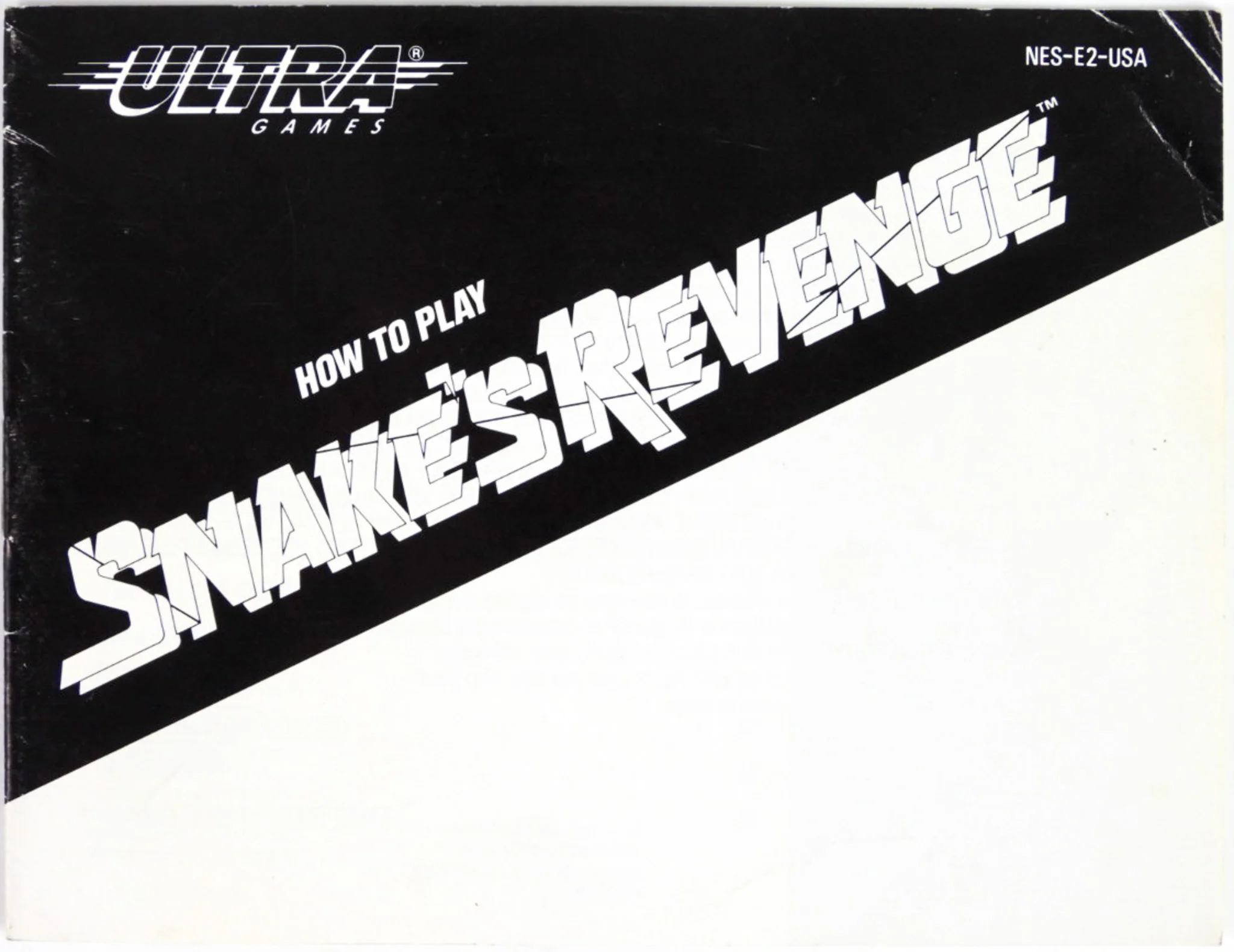 Snake's Revenge [Manual] (Nintendo / NES)