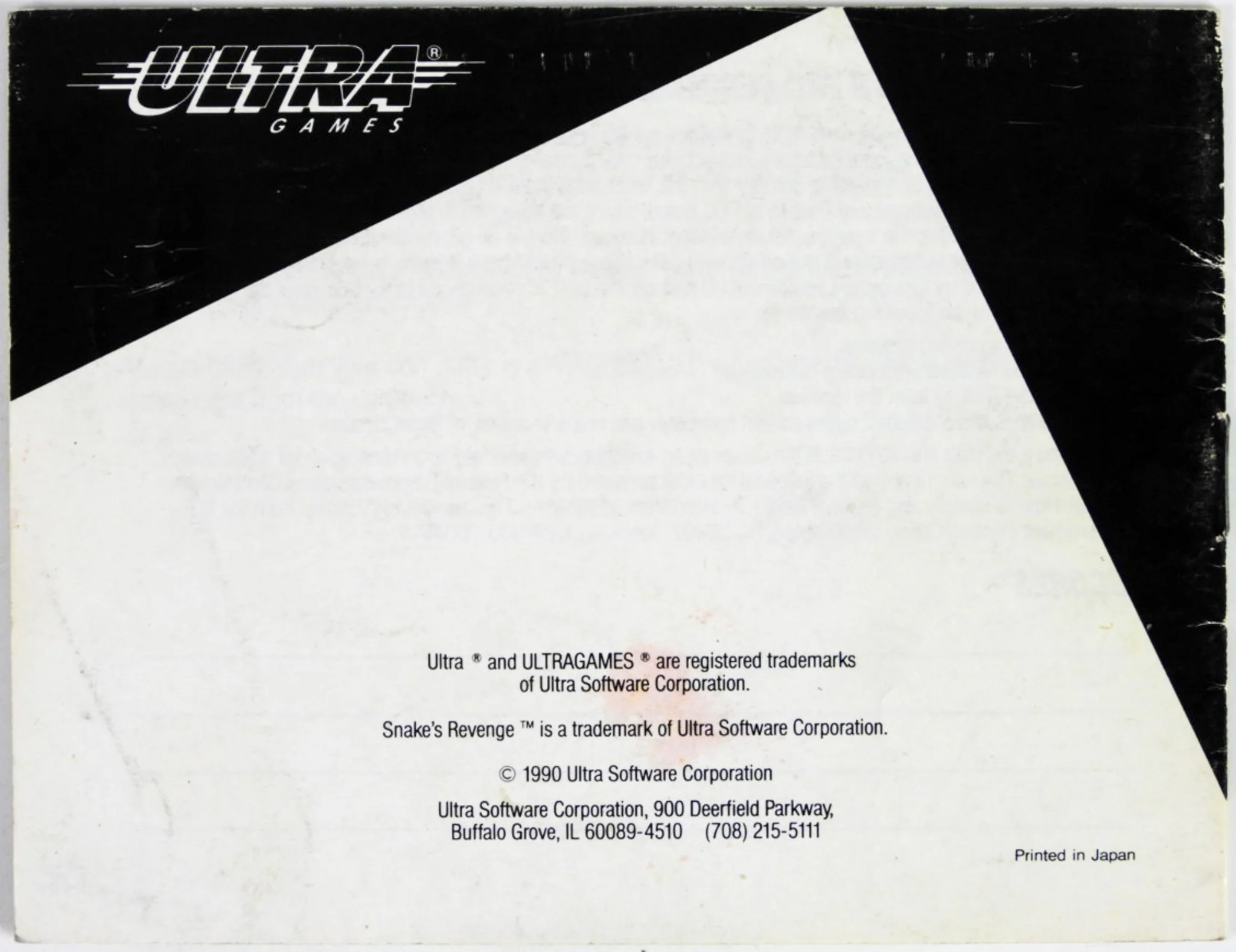 Snake's Revenge [Manual] (Nintendo / NES) - Image 2