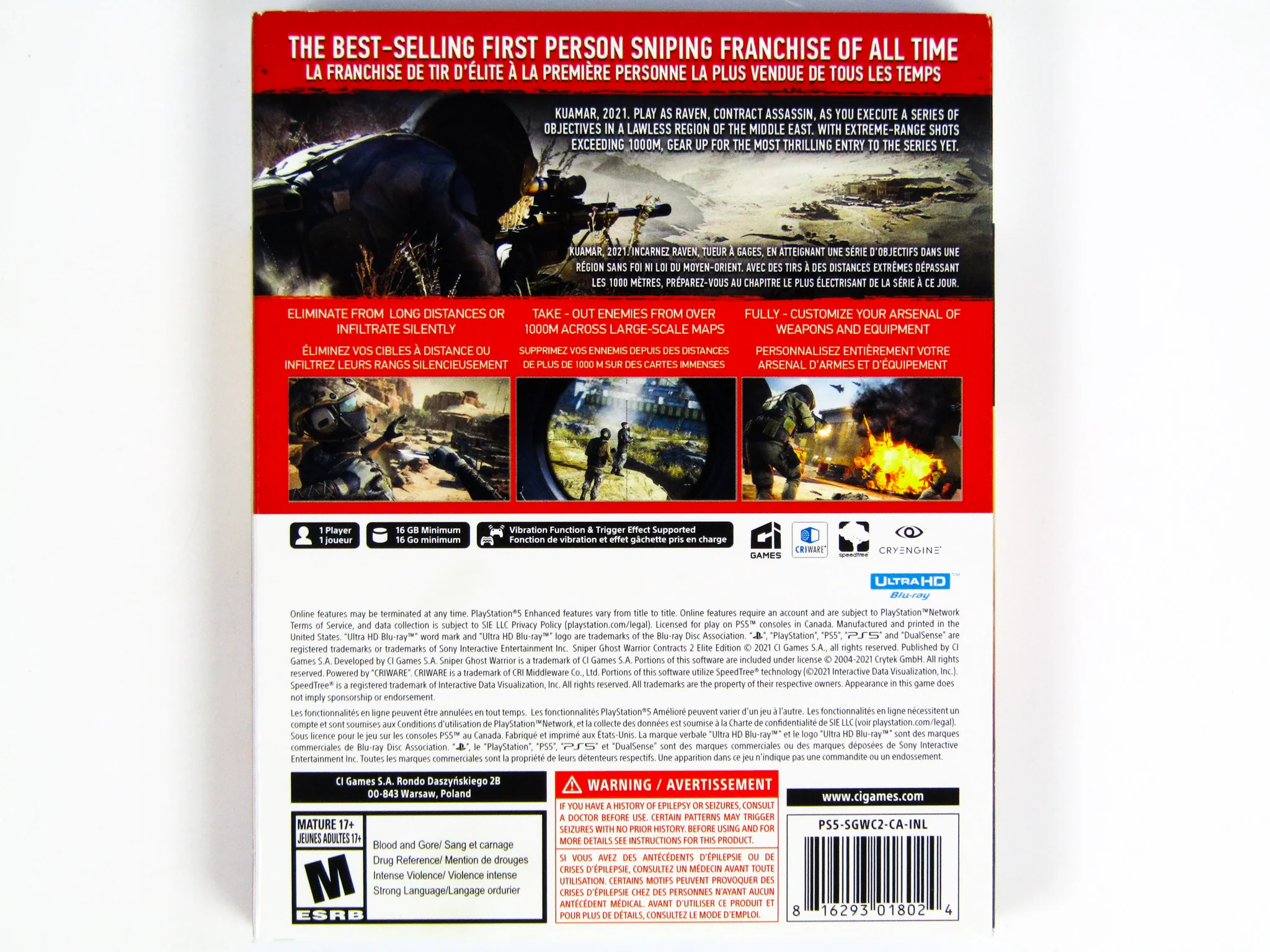 Sniper: Ghost Warrior Contracts 2 [Elite Edition] (PlayStation 5 / PS5) - Image 2
