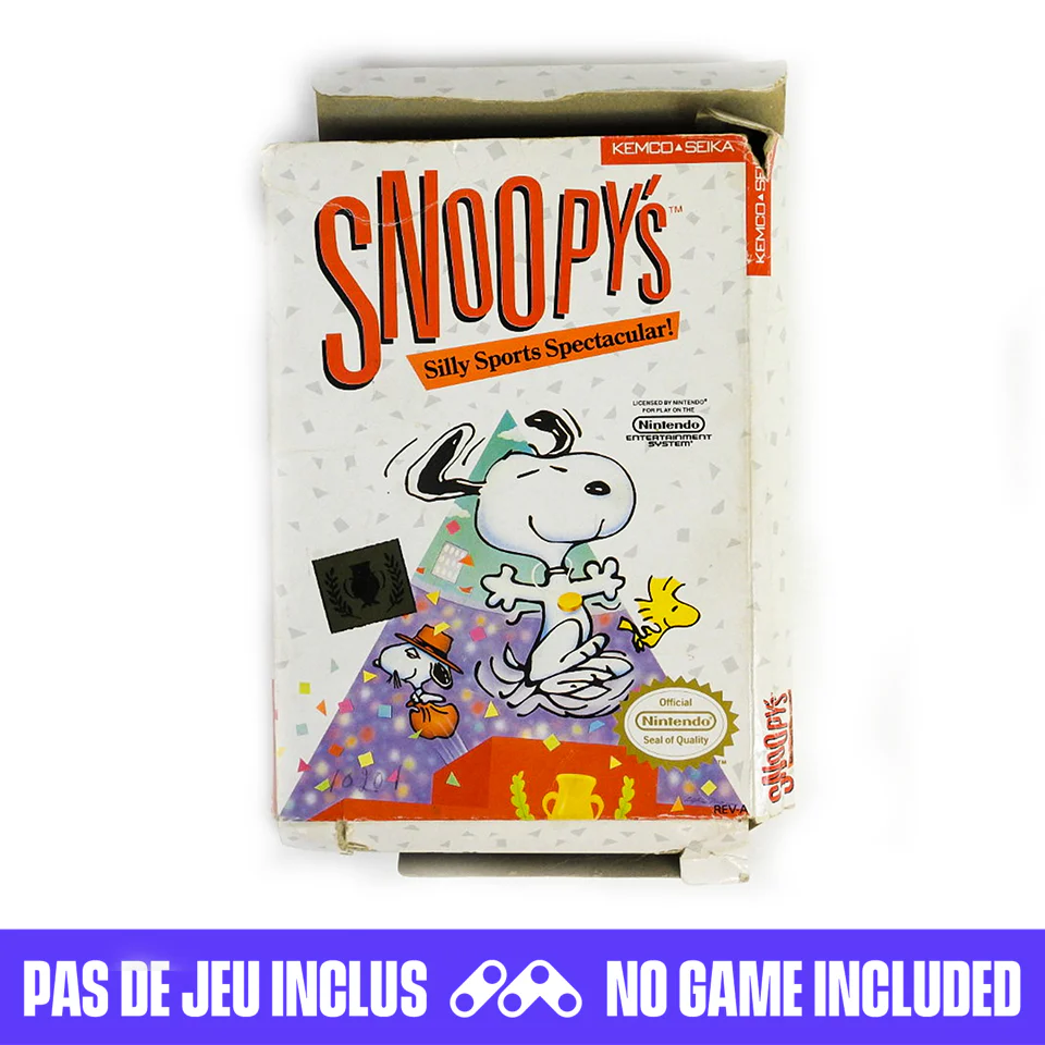 Snoopy's Silly Sports [Box] (Nintendo / NES)