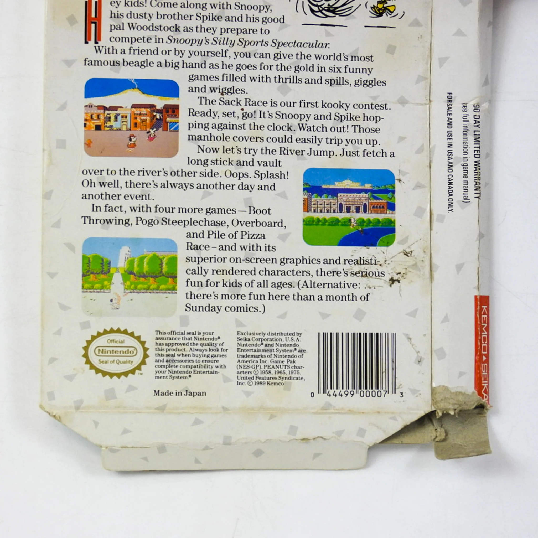 Snoopy's Silly Sports [Box] (Nintendo / NES) - Image 5