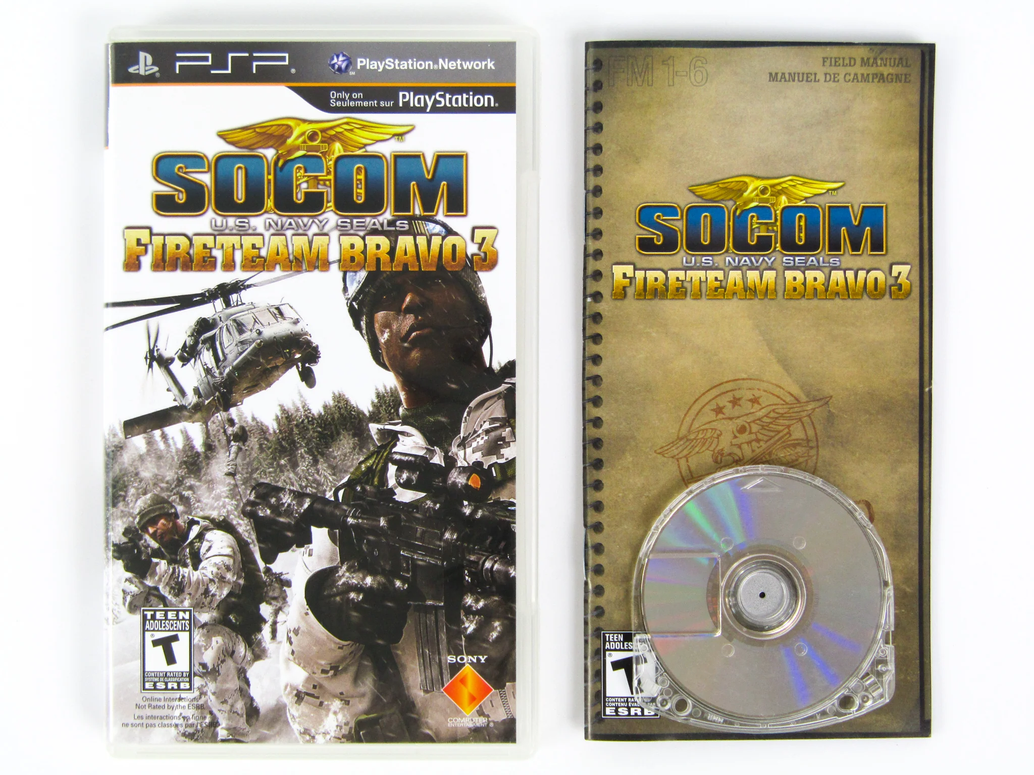SOCOM: U.S. Navy Seals Fireteam Bravo 3 (PlayStation Portable / PSP)