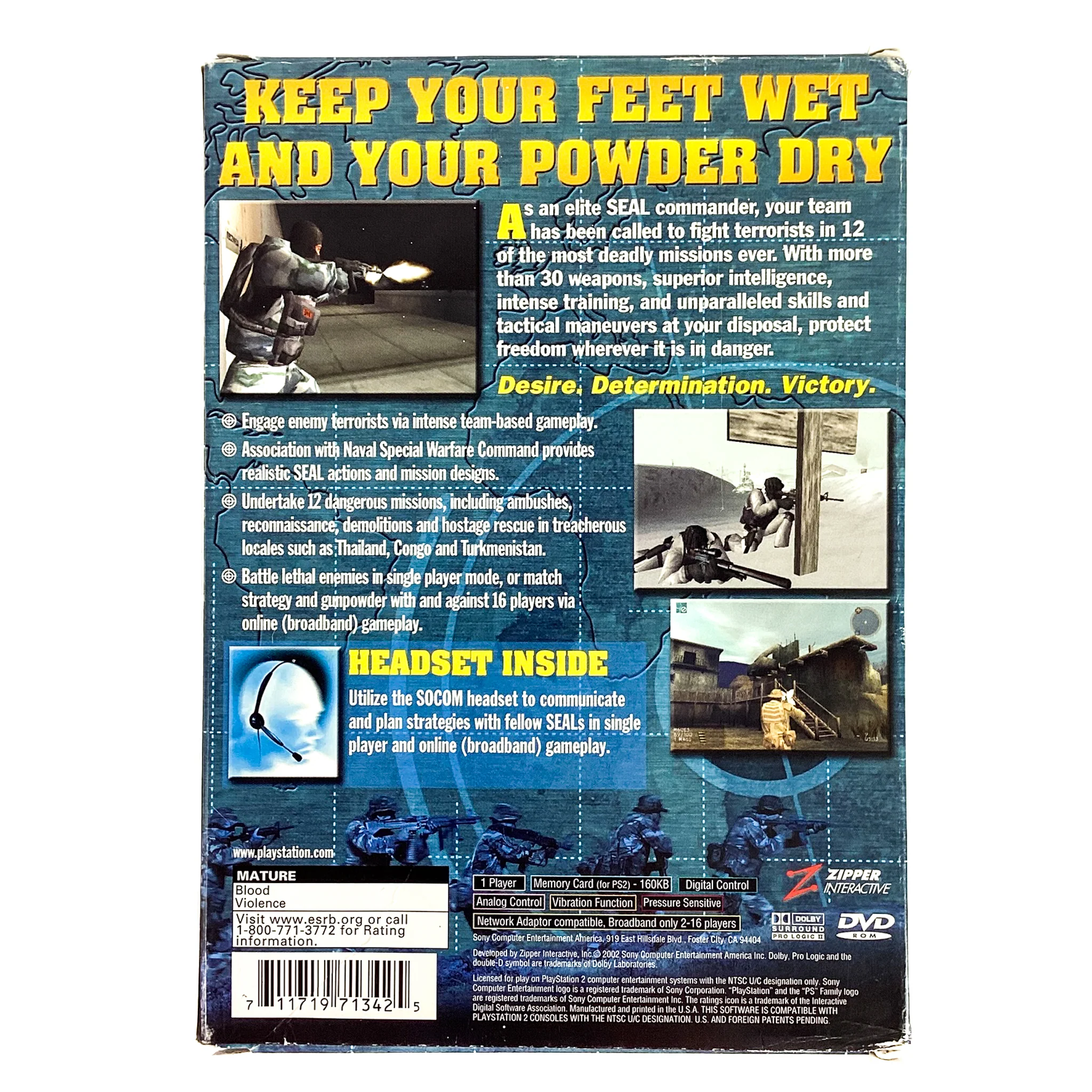 SOCOM US Navy Seals [Headset Bundle] (PlayStation 2 / PS2) - Image 2