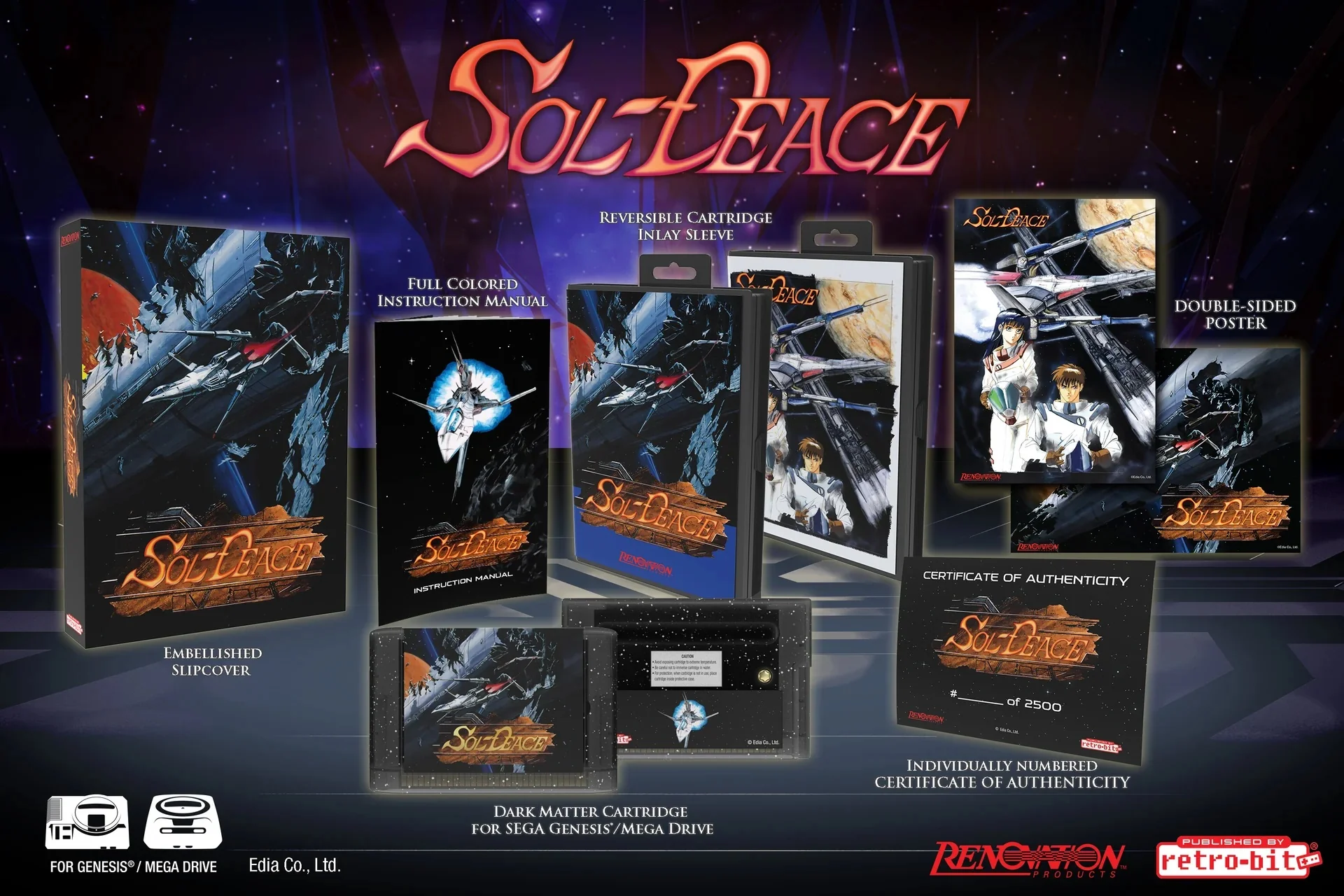 Sol-Deace [Collector's Edition] [Limited Run Games] (Sega Genesis) - Image 2