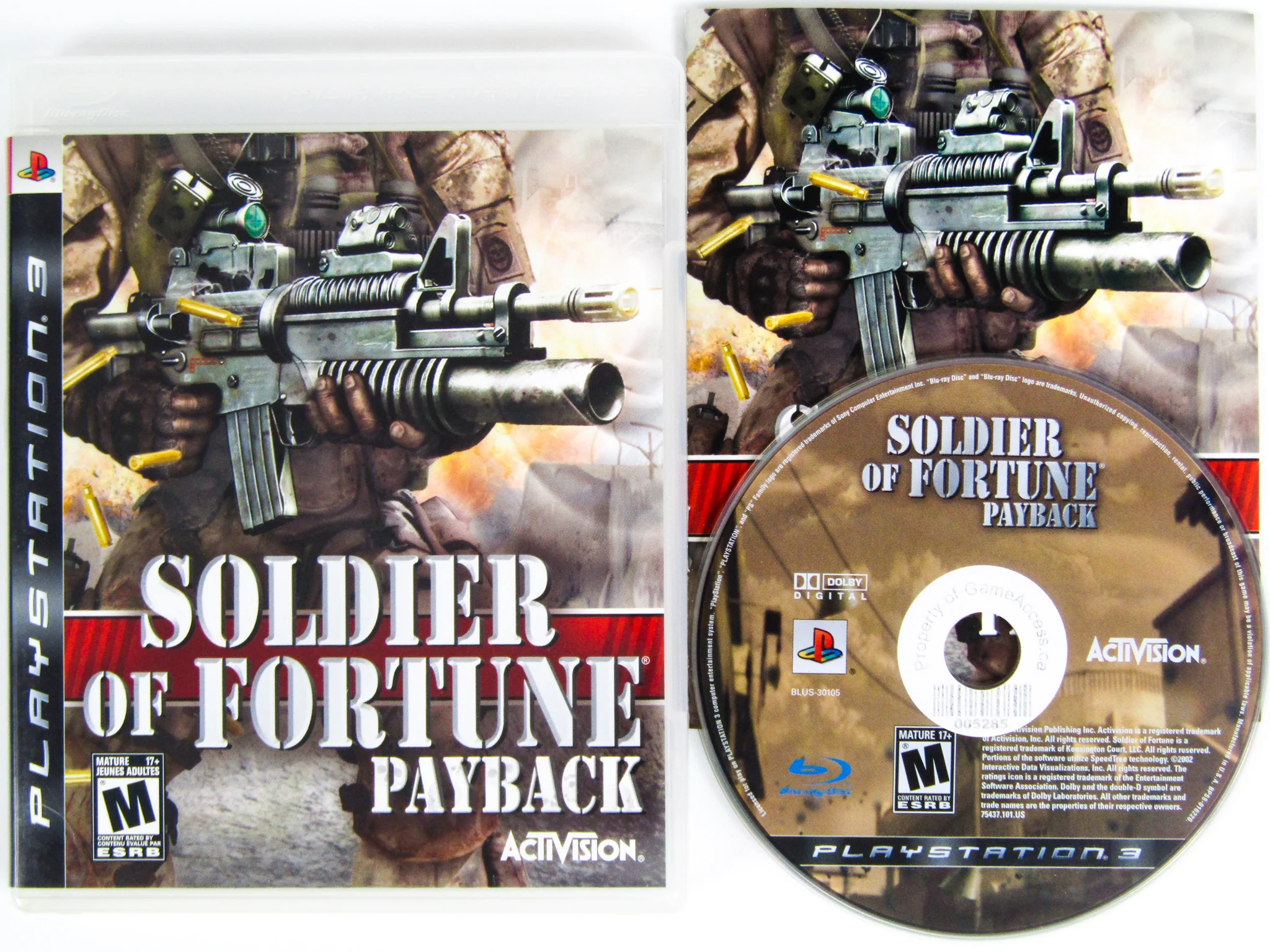 Soldier Of Fortune Payback (PlayStation 3 / PS3) - Image 2