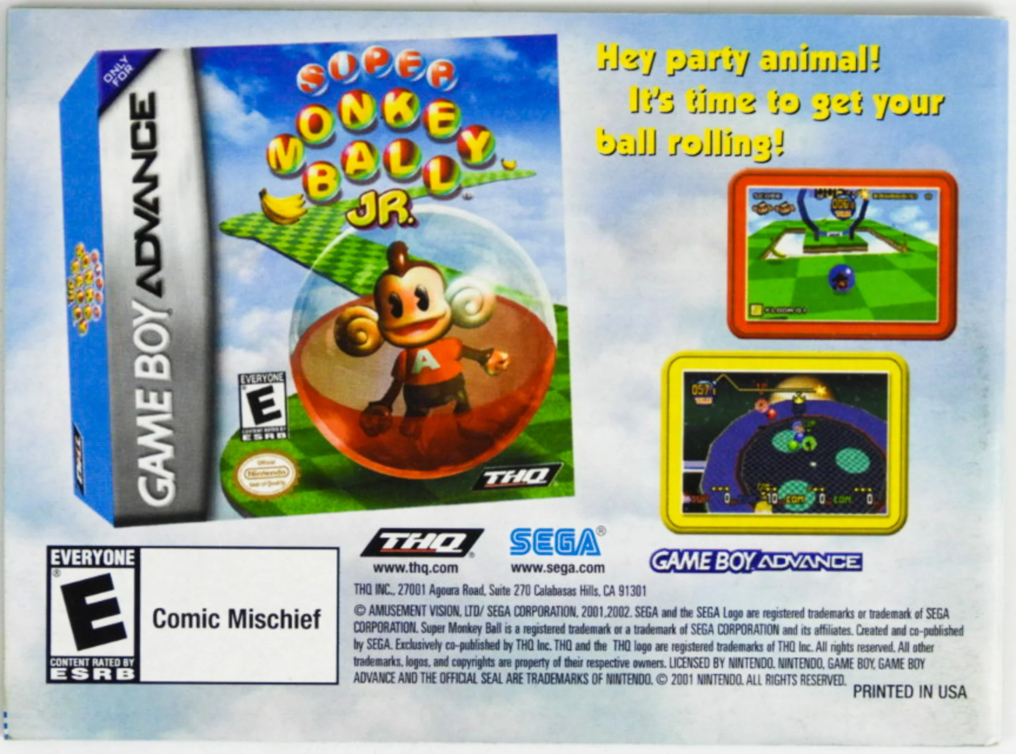 Sonic Advance 2 [Manual] (Nintendo Game Boy Advance / GBA) - Image 2