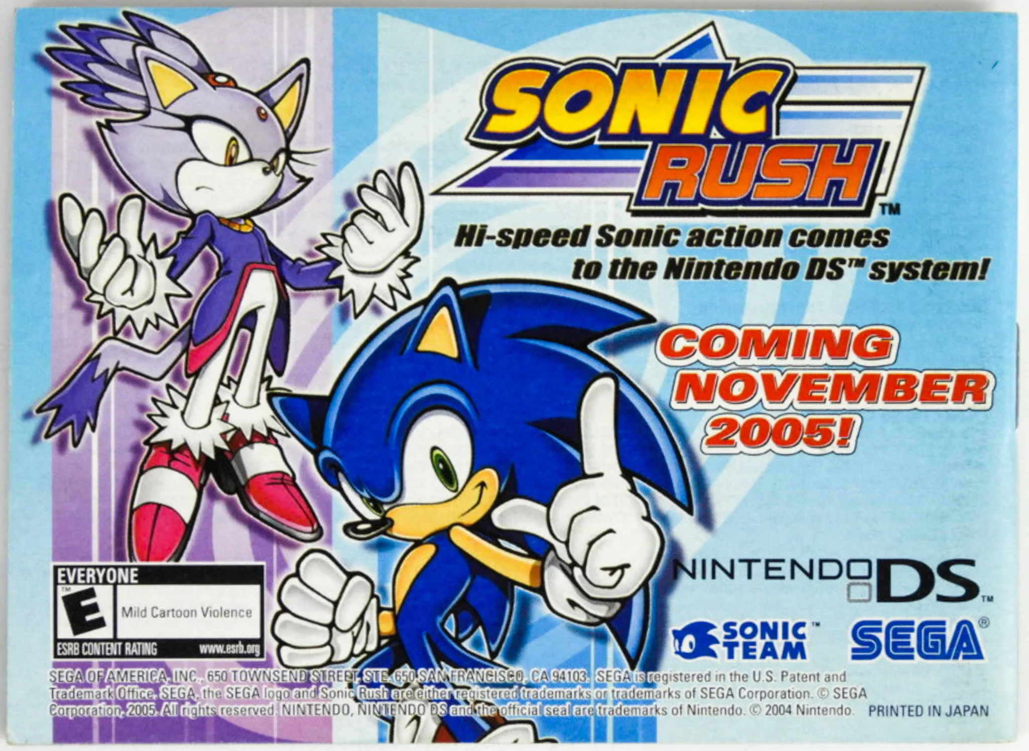 Sonic Advance & Sonic Pinball Party [Manual] (Nintendo Game Boy Advance / GBA) - Image 2