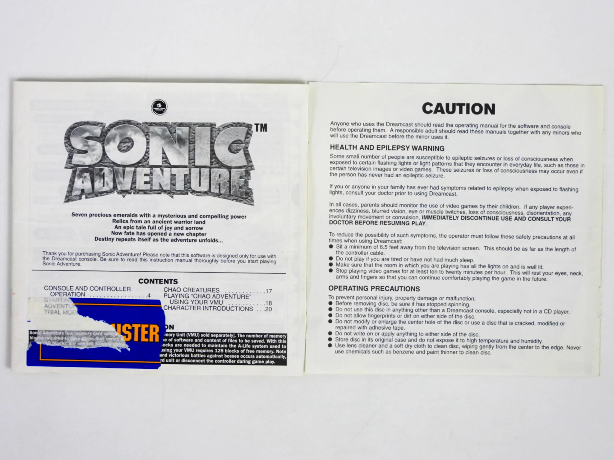 Sonic Adventure [Limited Edition] [Not For Resale] (Sega Dreamcast) - Image 4