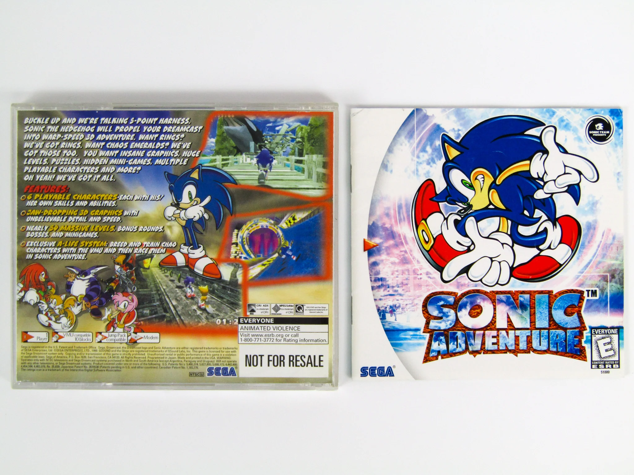 Sonic Adventure [Not For Resale] (Sega Dreamcast) - Image 5