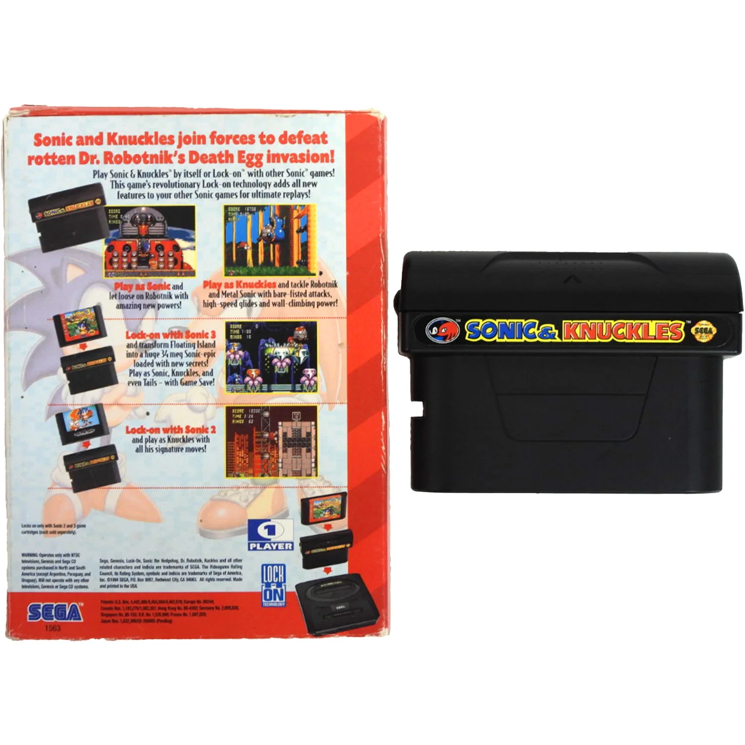 Sonic & Knuckles [Cardboard Box] (Sega Genesis) - Image 9