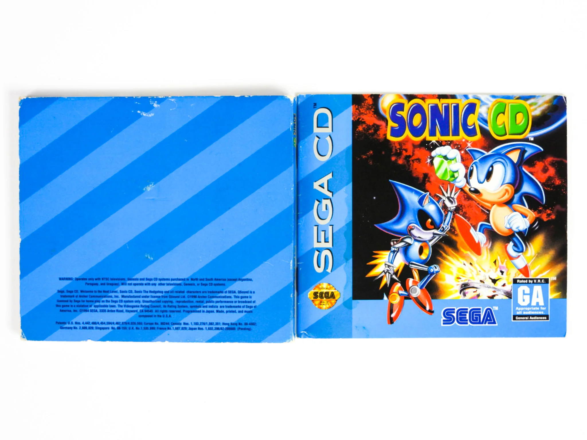 Sonic CD [Not For Resale] (Sega CD) - Image 2