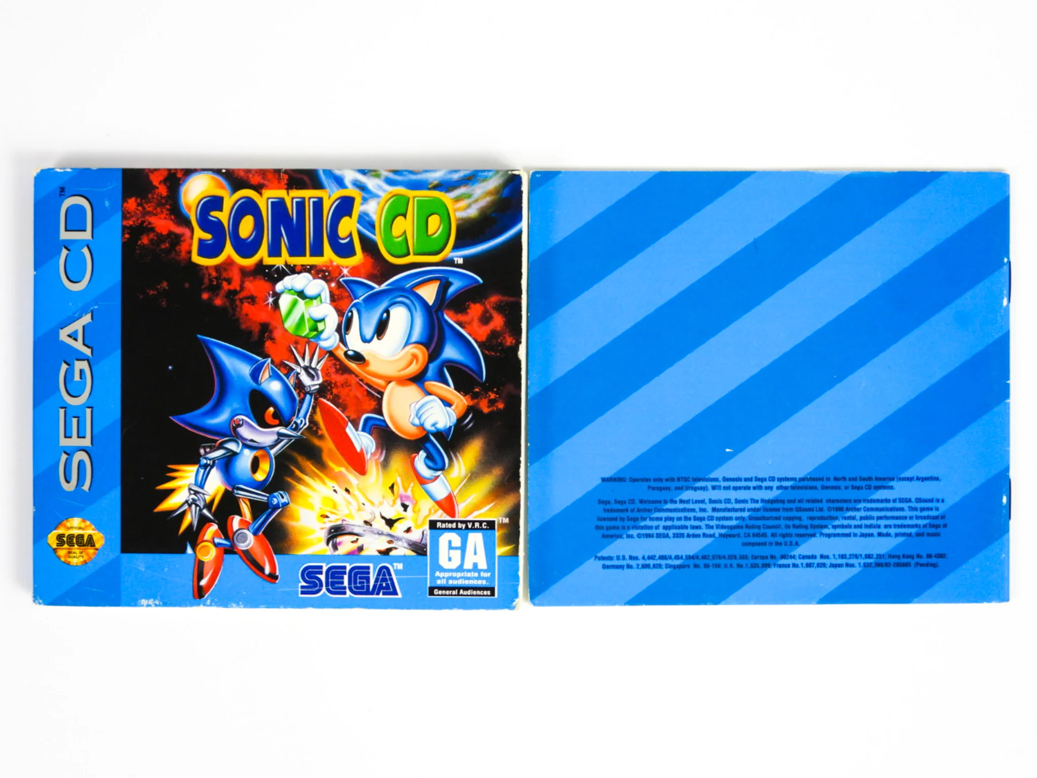 Sonic CD [Not For Resale] (Sega CD) - Image 3