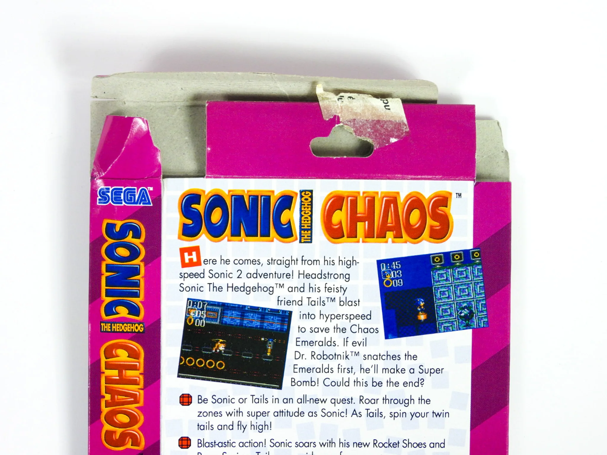 Sonic Chaos [Box] (Sega Game Gear) - Image 4