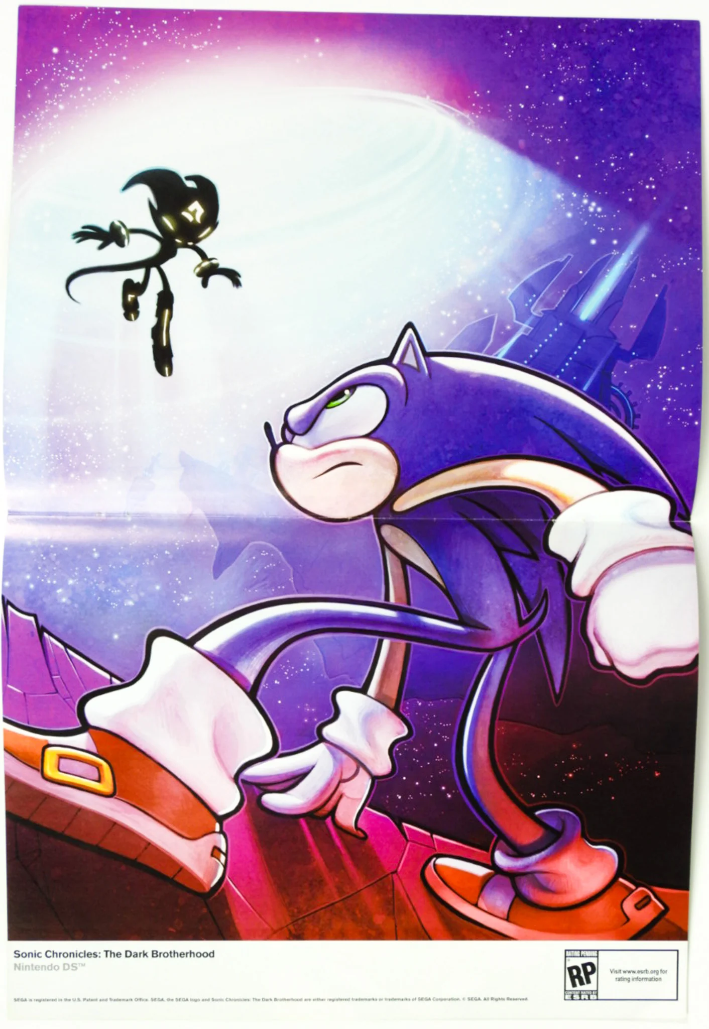 Sonic Chronicles The Dark Brotherhood [Nintendo Power] [Poster] (Nintendo DS) - Image 2