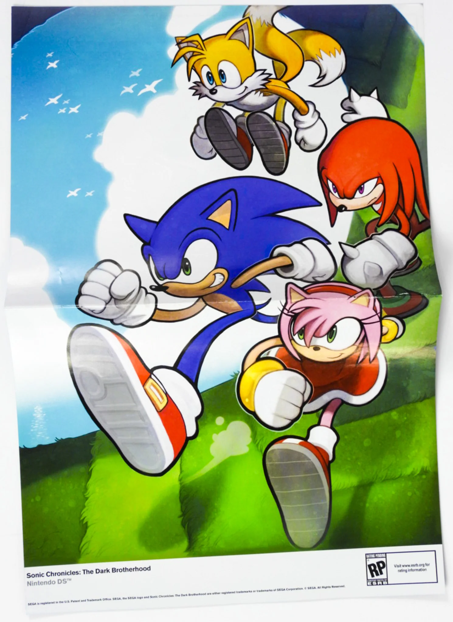 Sonic Chronicles The Dark Brotherhood [Nintendo Power] [Poster] (Nintendo DS) - Image 3