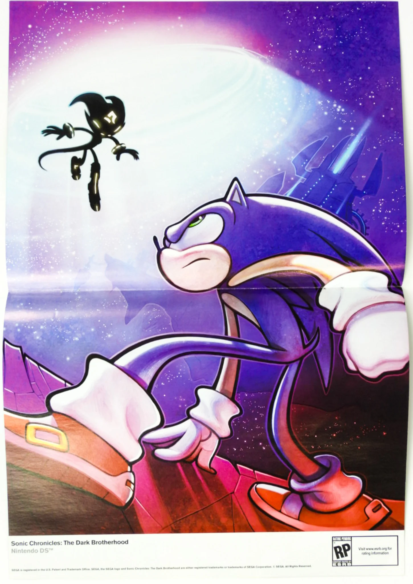 Sonic Chronicles The Dark Brotherhood [Nintendo Power] [Poster] (Nintendo DS) - Image 4