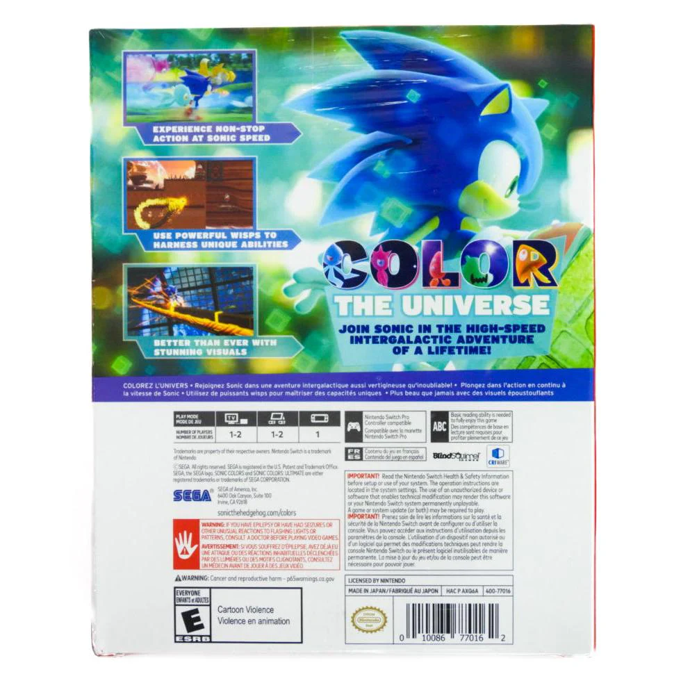 Sonic Colors Ultimate [Launch Edition] (Nintendo Switch) - Image 3