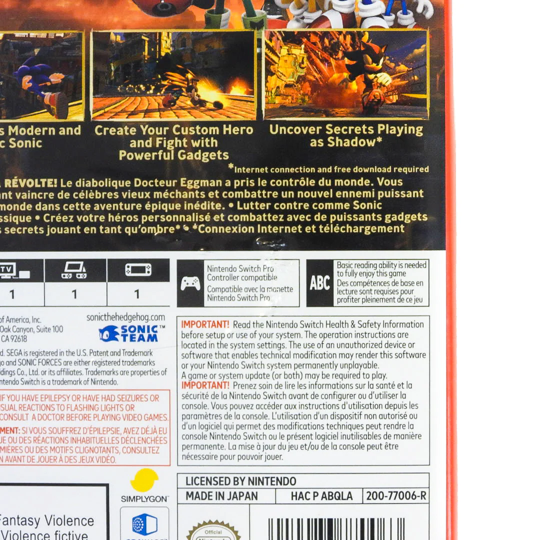 Sonic Forces (Nintendo Switch) - Image 3