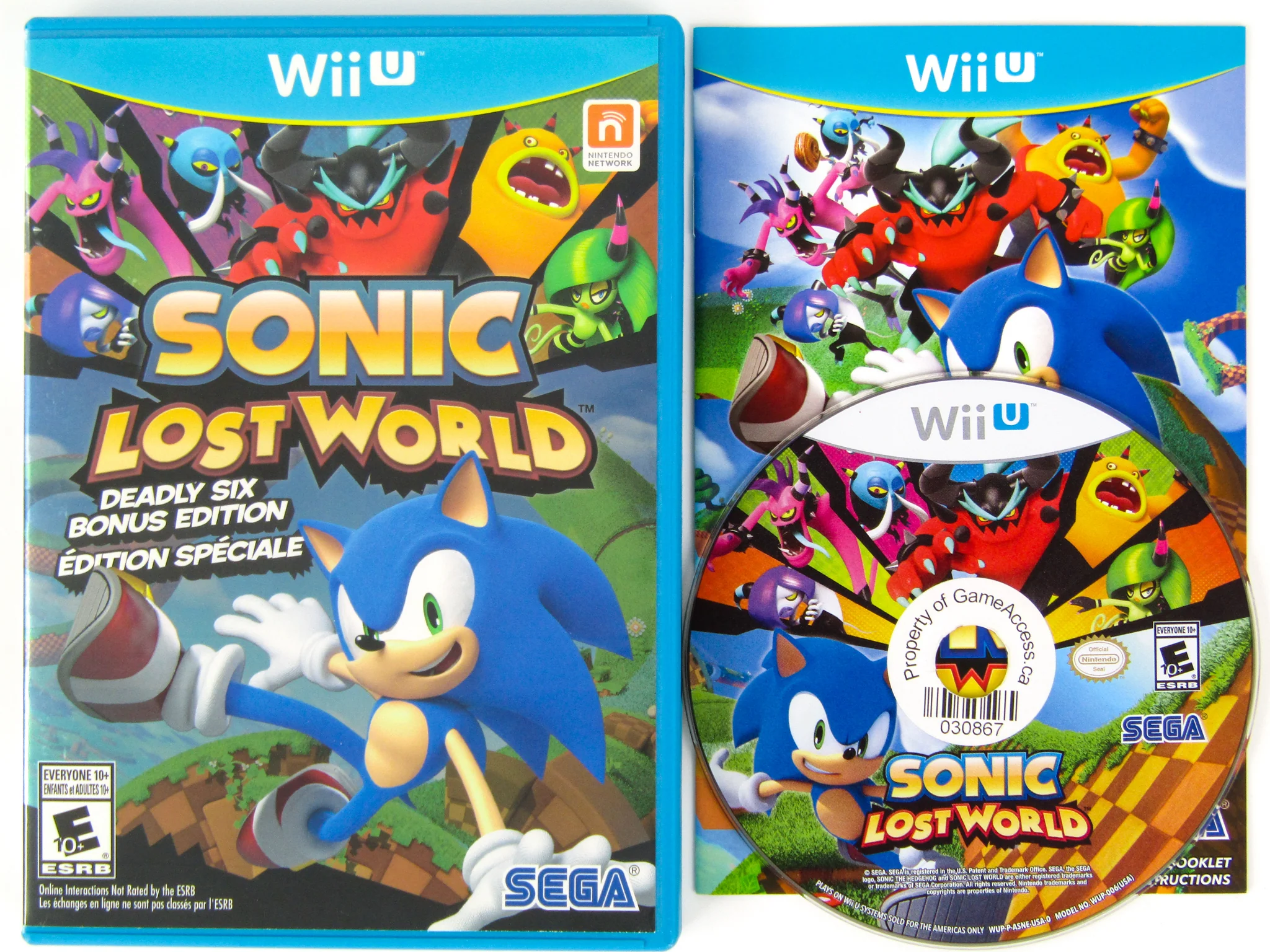 Sonic Lost World [Deadly Six Edition] (Nintendo Wii U) - Image 2