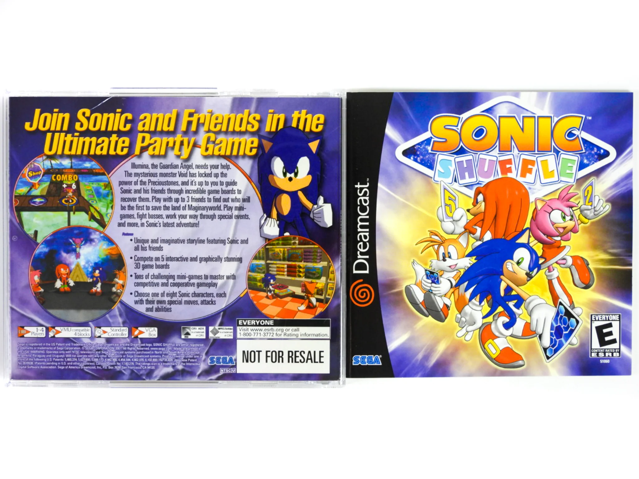 Sonic Shuffle [Not For Resale] (Sega Dreamcast) - Image 2