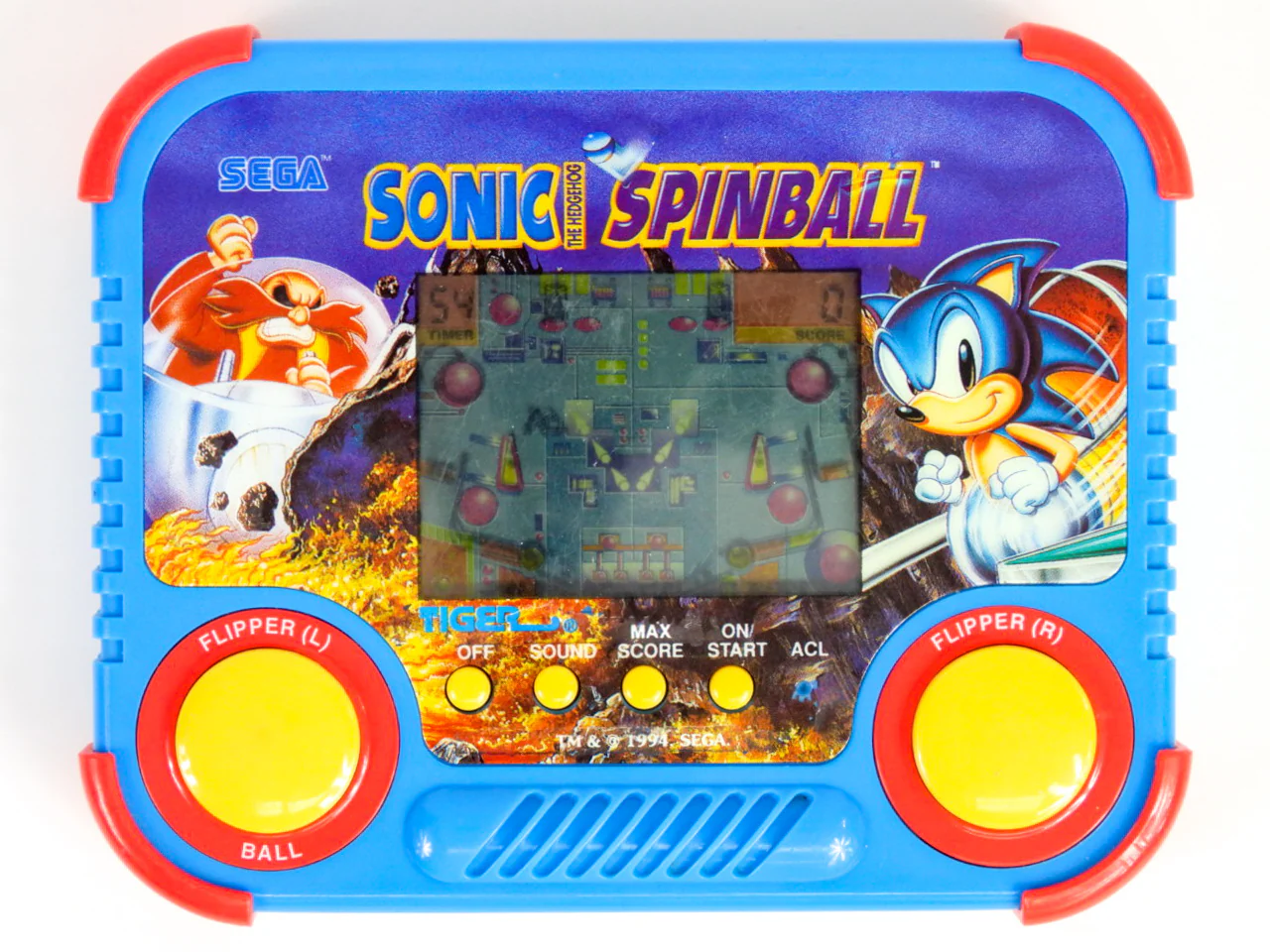 Tiger Electronics Sonic Spinball Handheld - Image 2