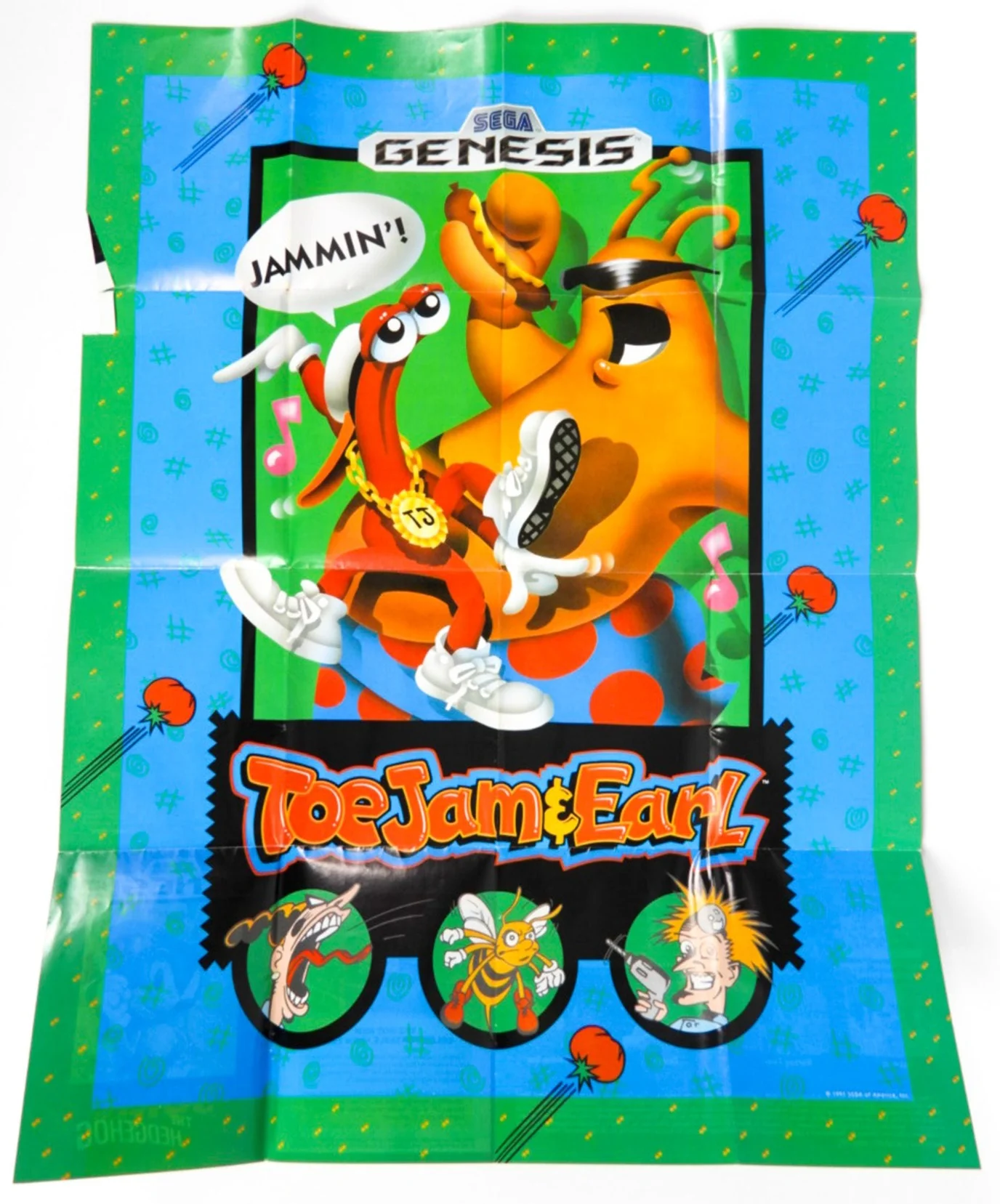 Sonic The Hedgehog With ToeJam And Earl [Poster] (Sega Genesis) - Image 3