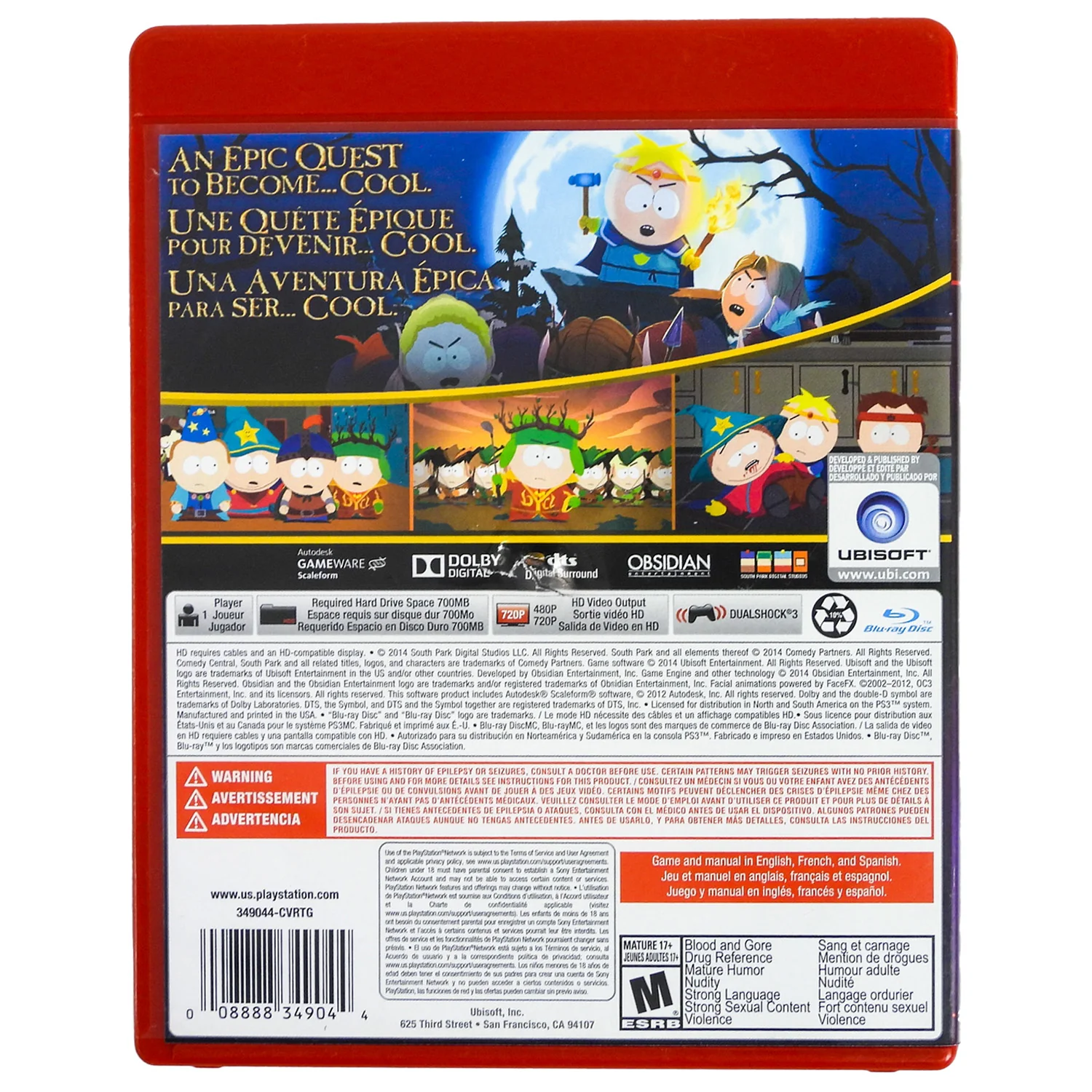 South Park: The Stick Of Truth [Greatest Hits] (PlayStation 3 / PS3) - Image 3