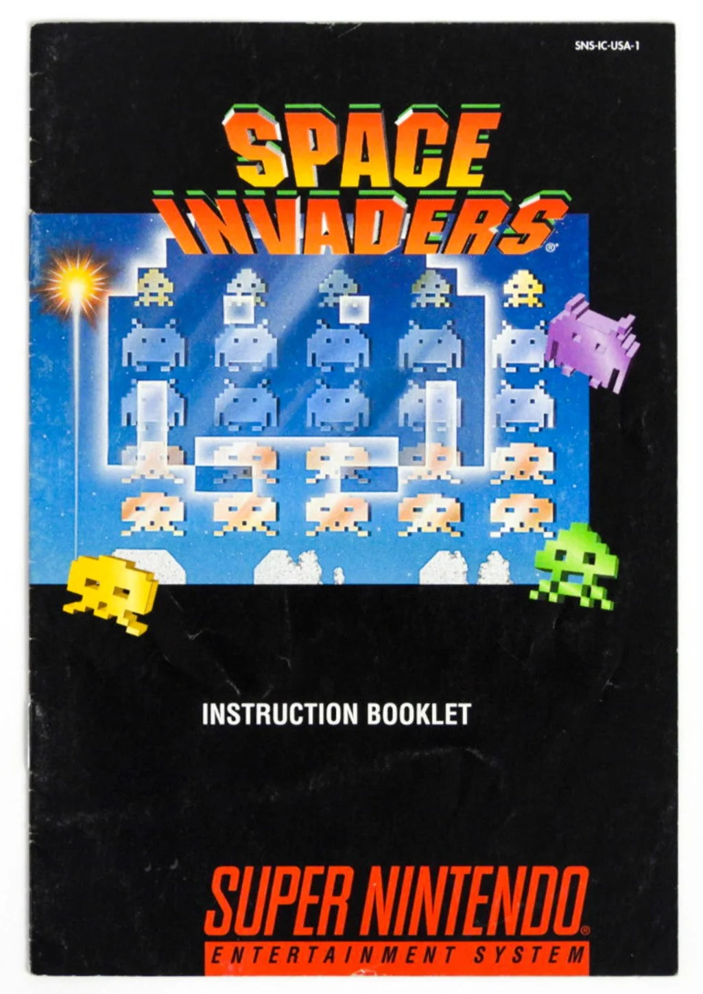Space Invaders [Manual] (Super Nintendo / SNES) - Image 3