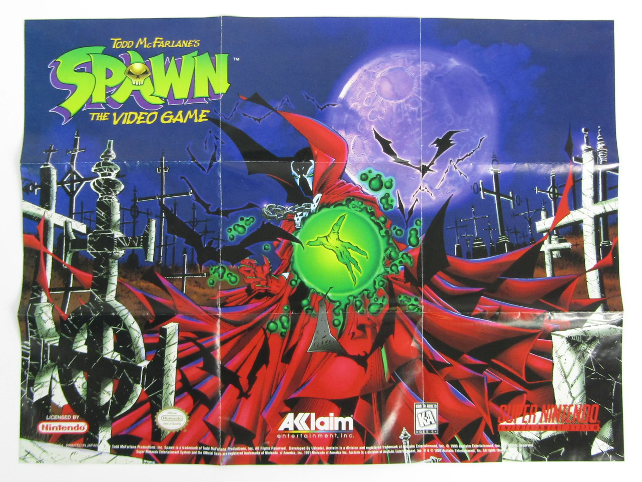 Spawn [Poster] (Super Nintendo / SNES)