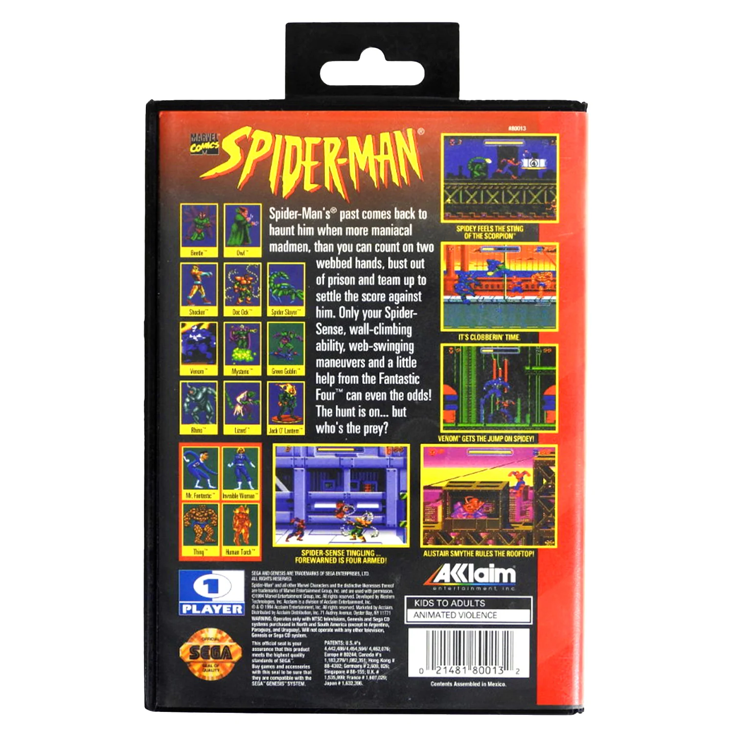 Spiderman: Animated Series (Sega Genesis) - Image 4