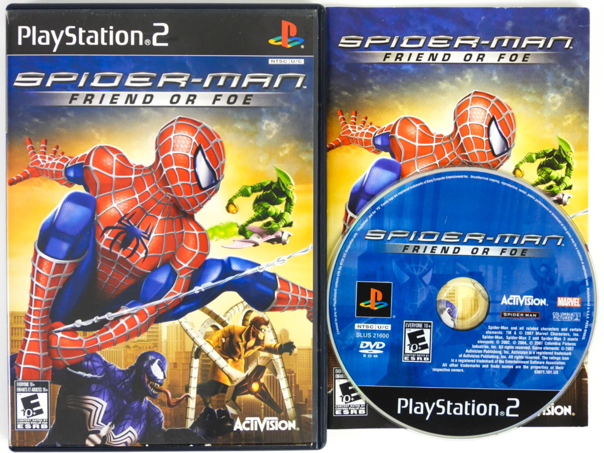 Spiderman Friend Or Foe (PlayStation 2 / PS2) - Image 2