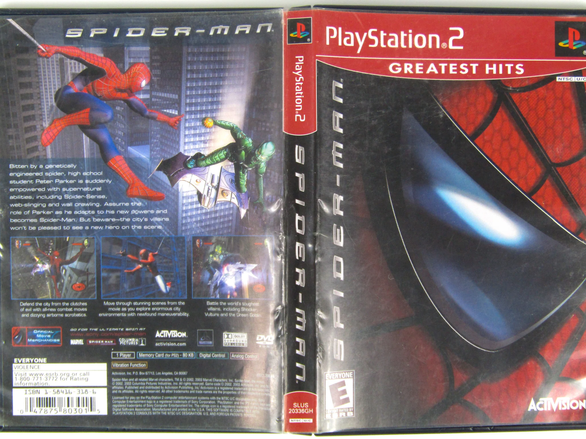 Spiderman [Greatest Hits] (PlayStation 2 / PS2) - Image 6