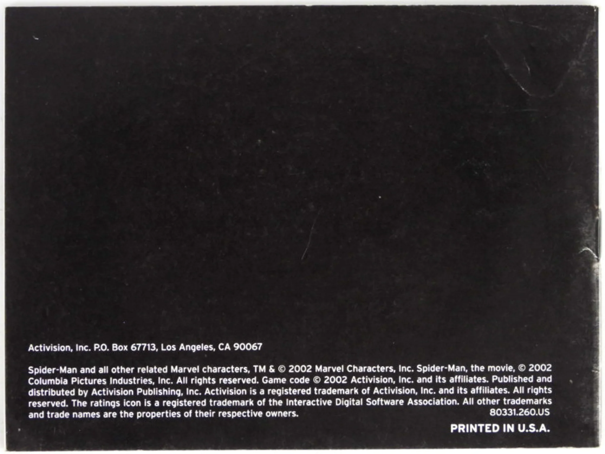 Spiderman [Manual] (Nintendo Game Boy Advance / GBA) - Image 4