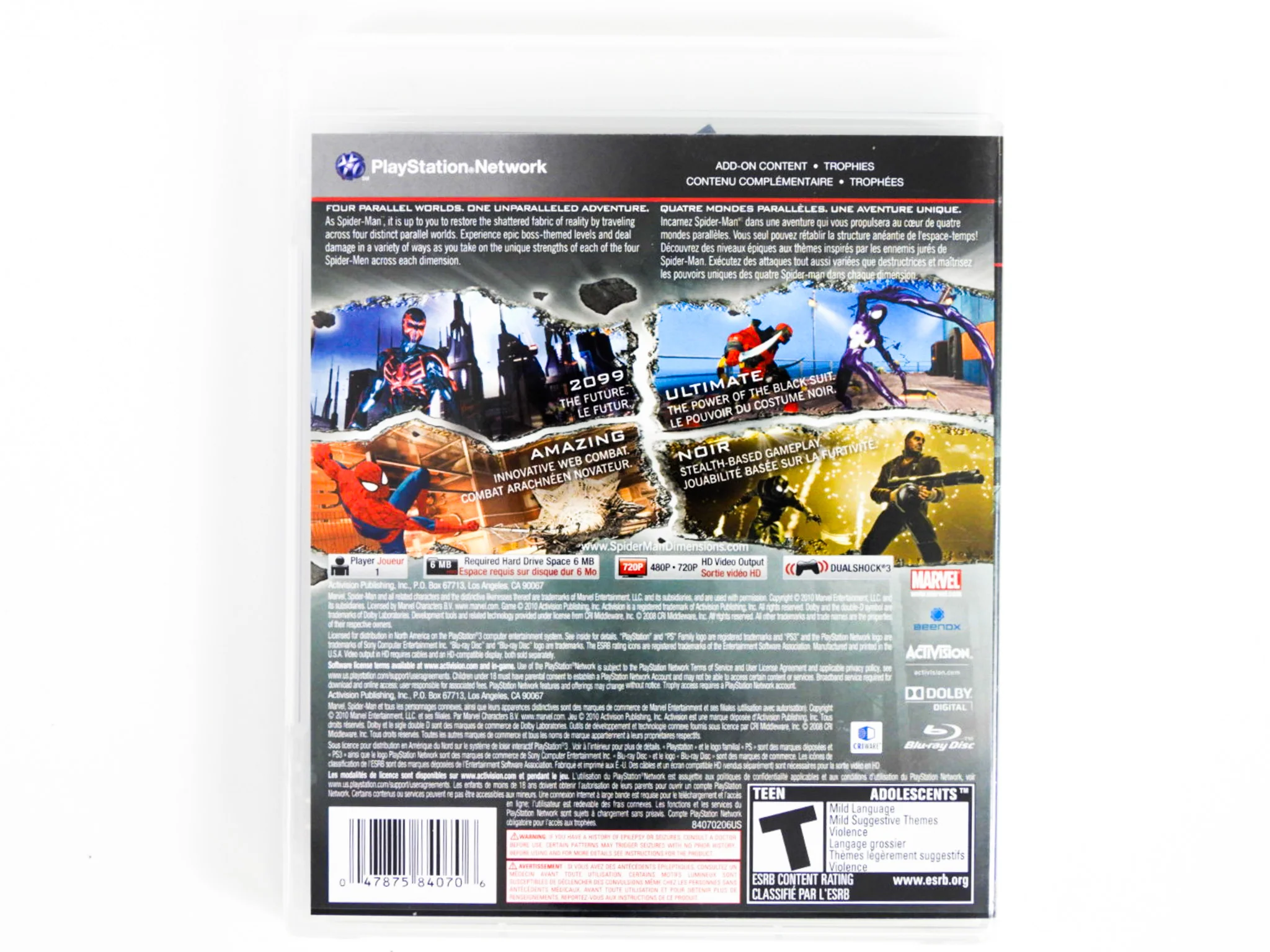 Spiderman: Shattered Dimensions (PlayStation 3 / PS3) - Image 2
