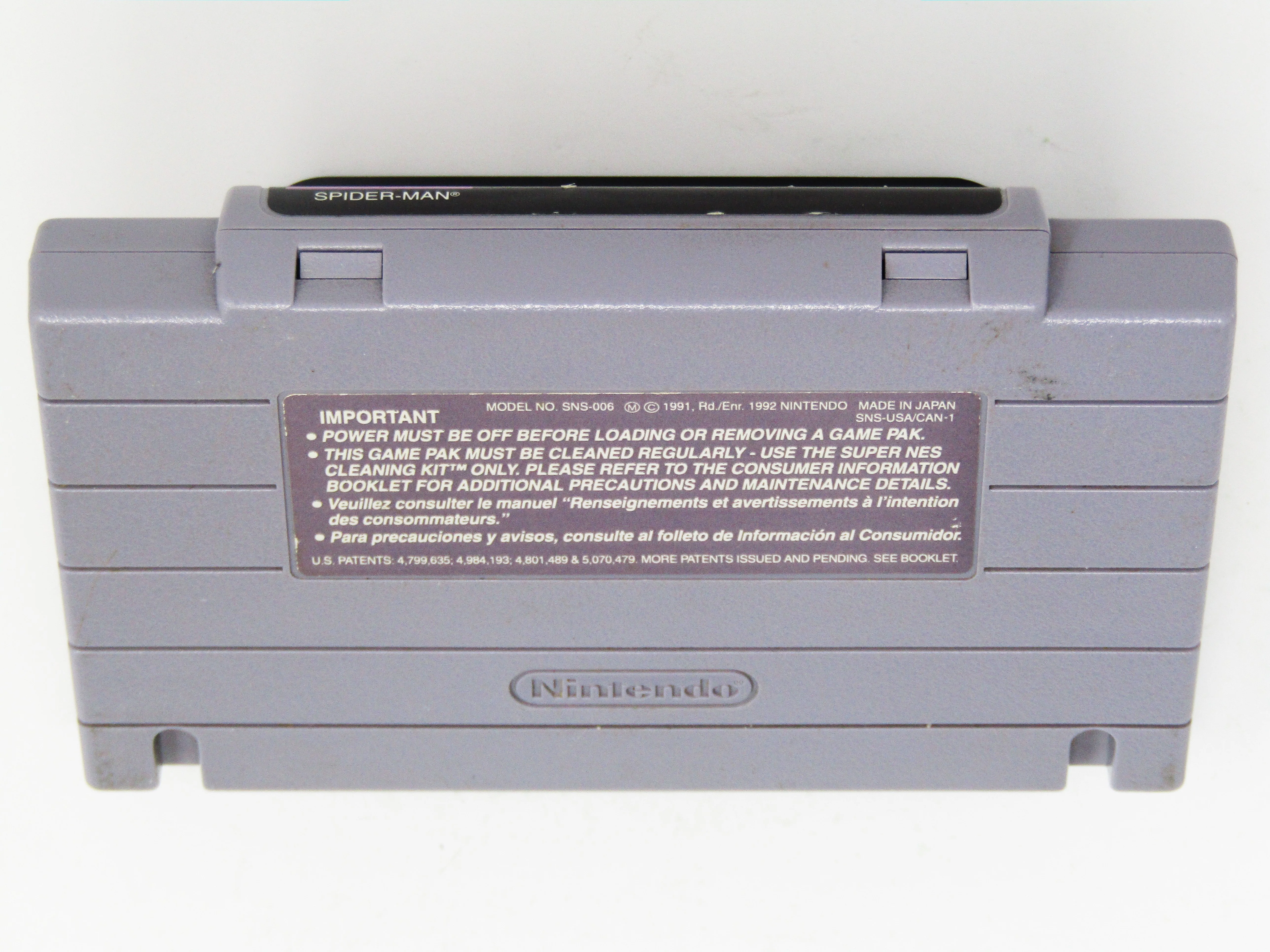 Spiderman (Super Nintendo / SNES) - Image 2