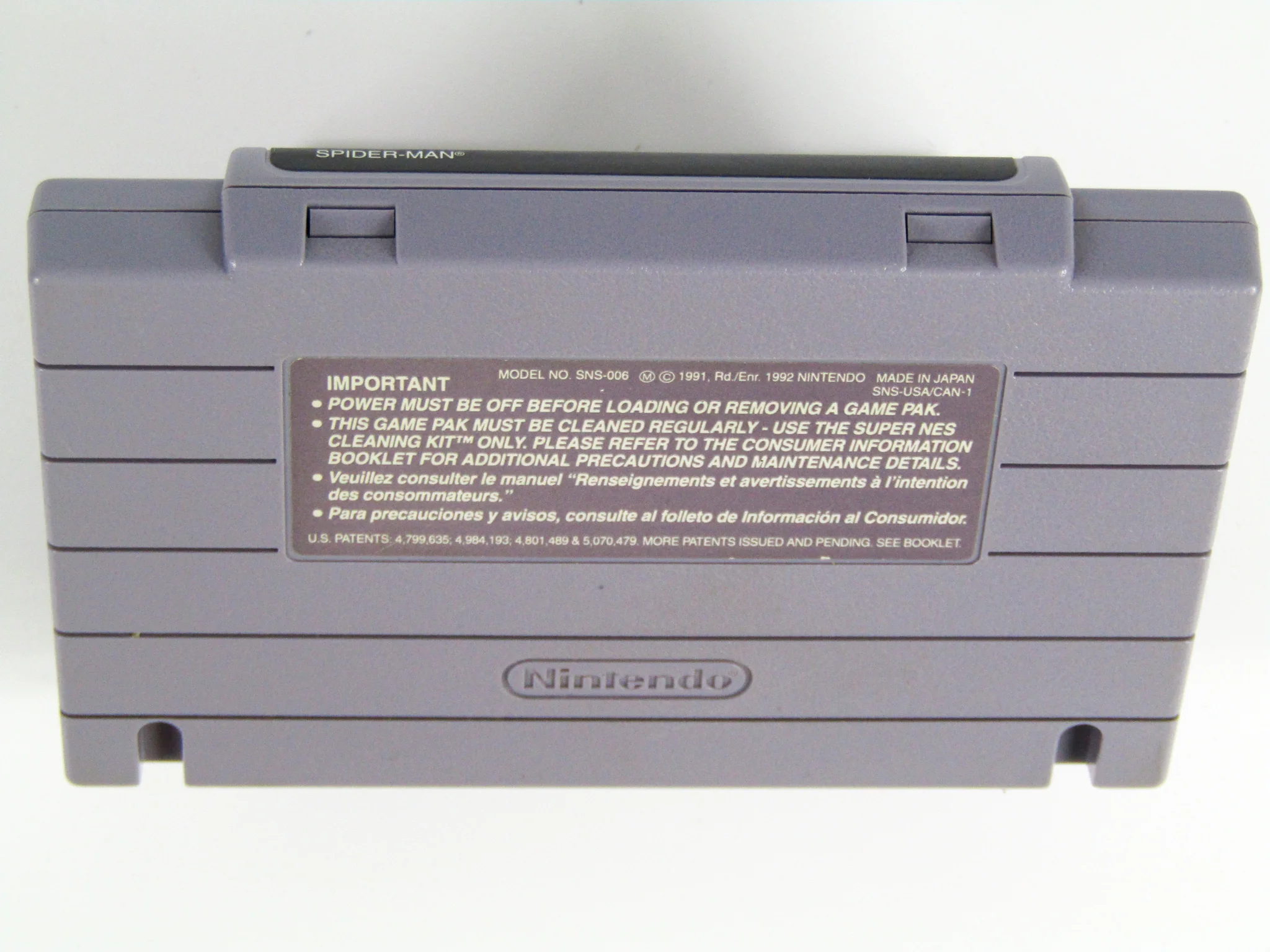 Spiderman (Super Nintendo / SNES) - Image 6