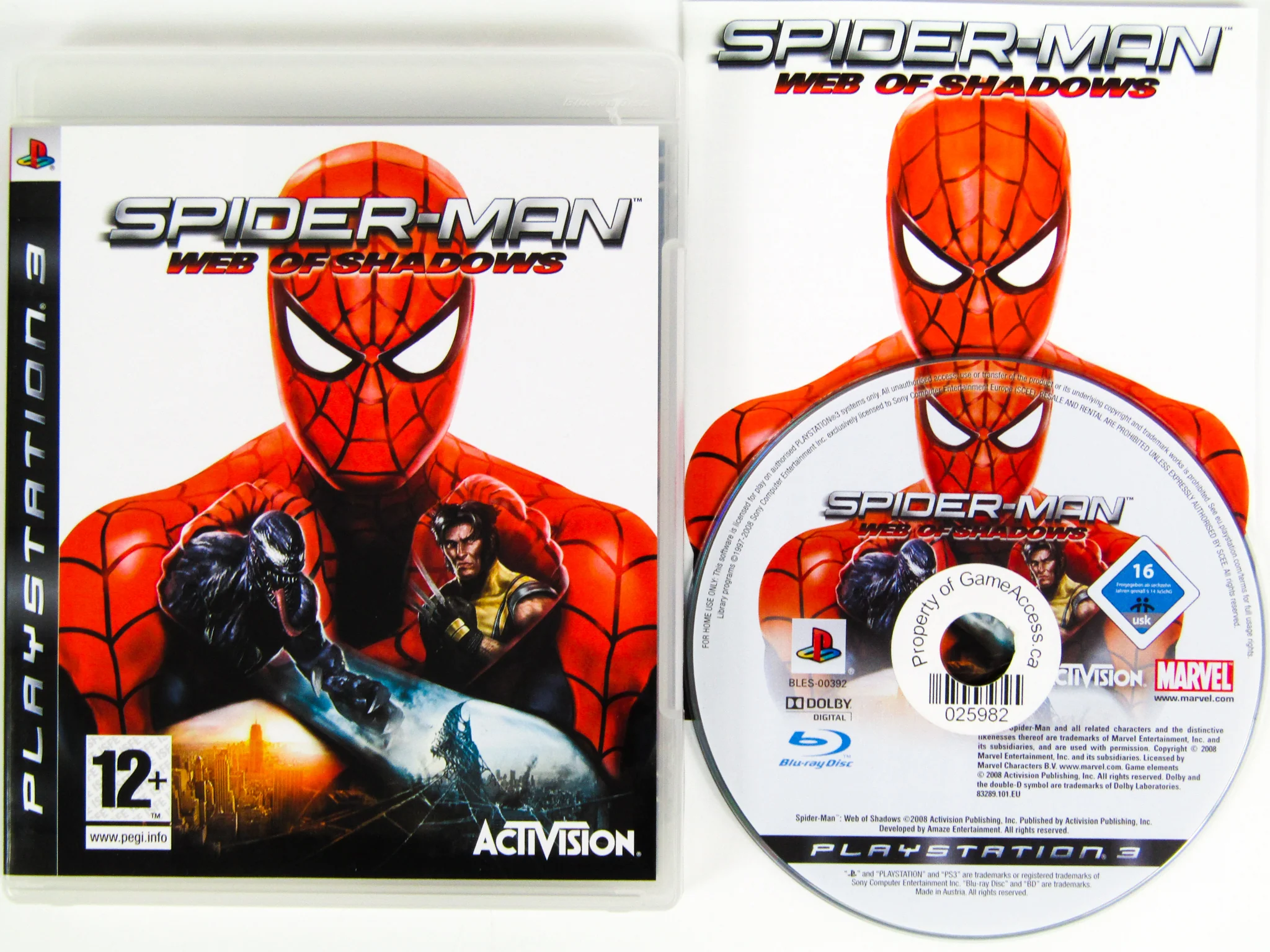 Spiderman Web Of Shadows [PAL] (PlayStation 3 / PS3) - Image 2
